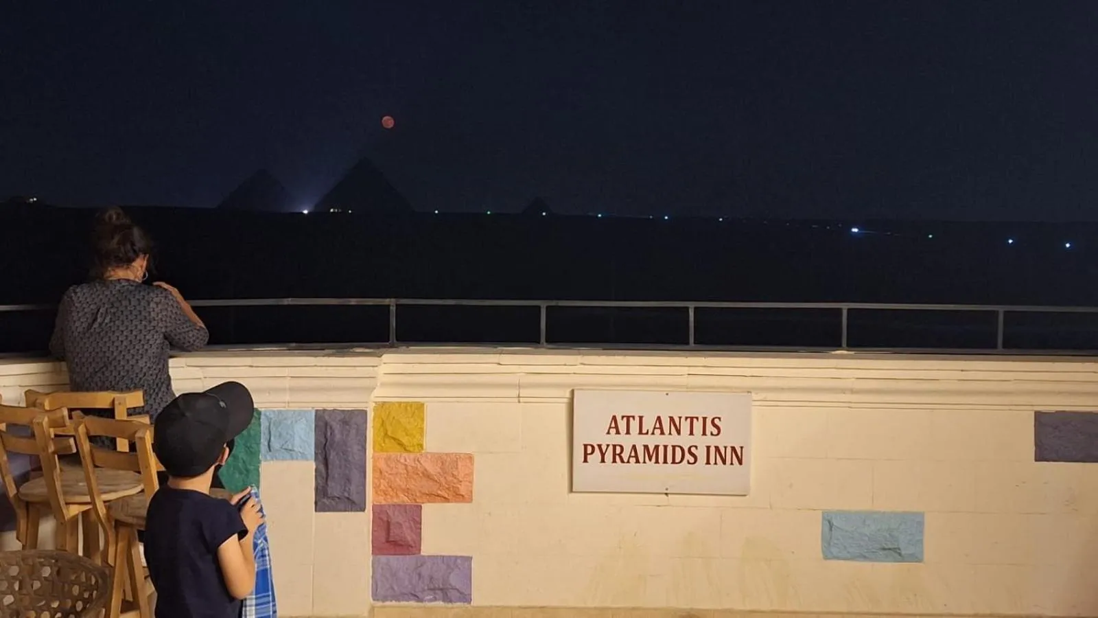 Balcony/Terrace in Atlantis Pyramids Inn