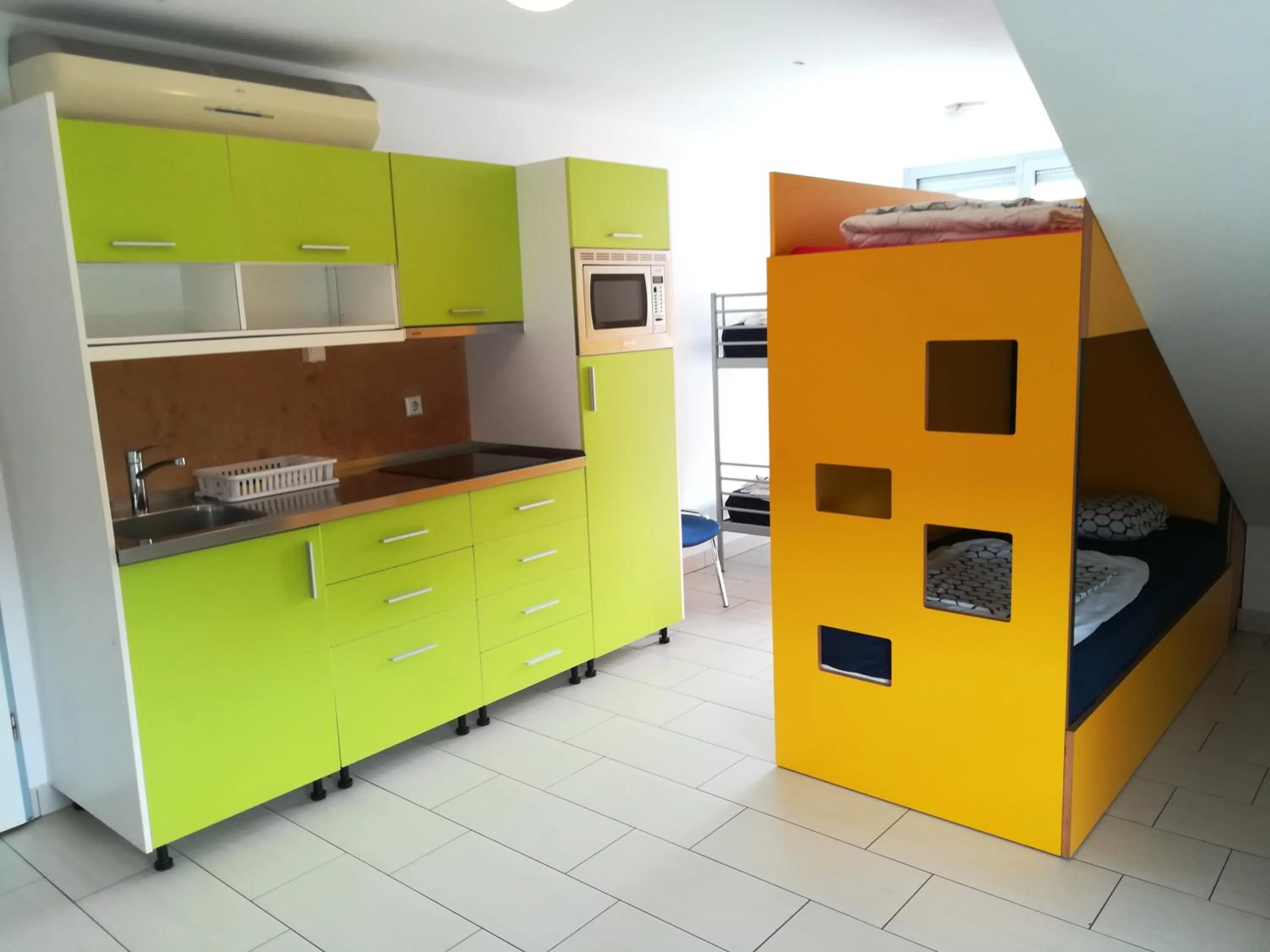 Kitchen or kitchenette in Simbol Rooms with free private parking