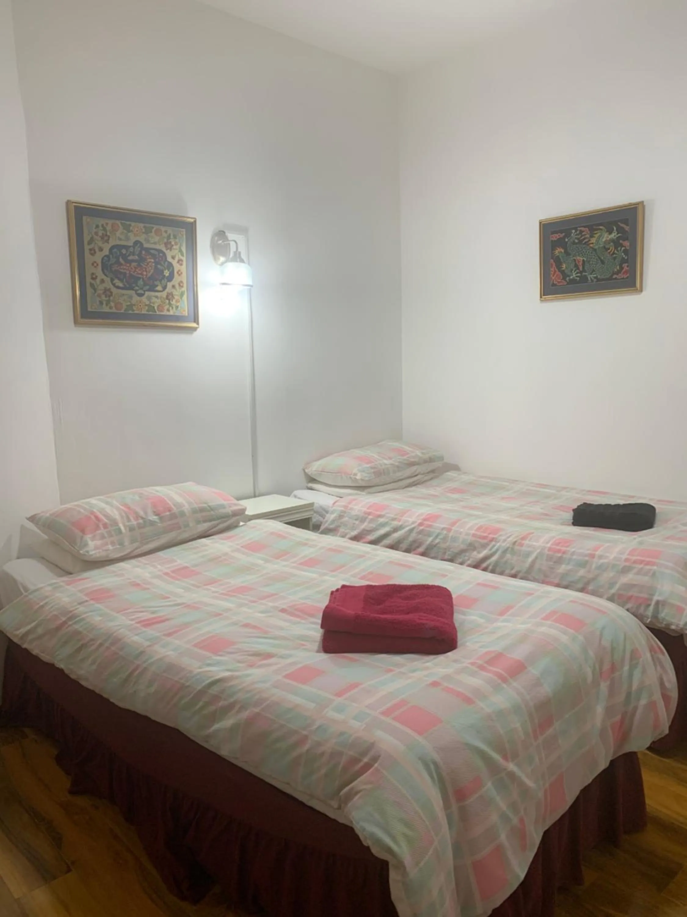 Bed in The Dharma Lodge