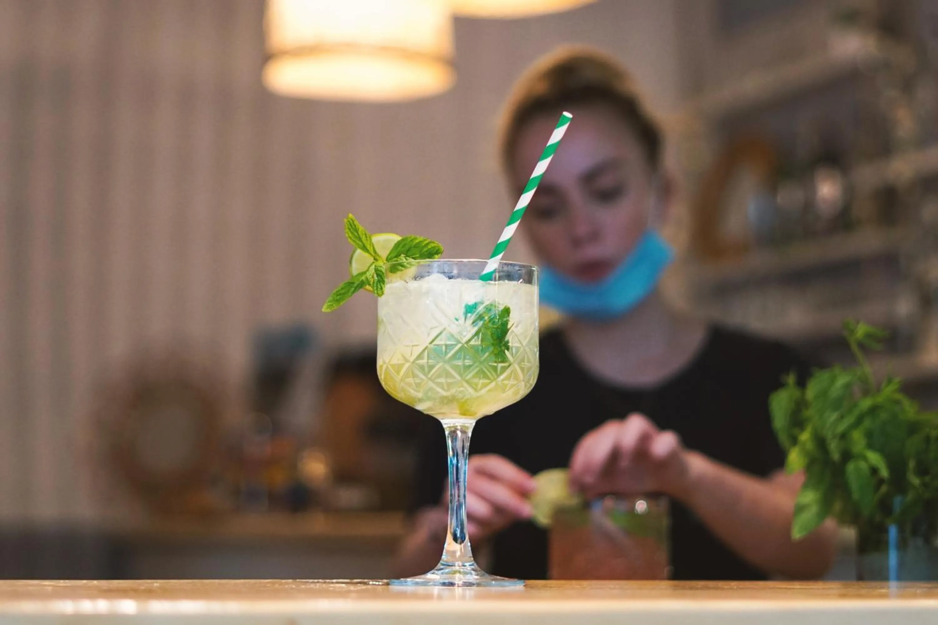 Alcoholic drinks in Hotel Doria