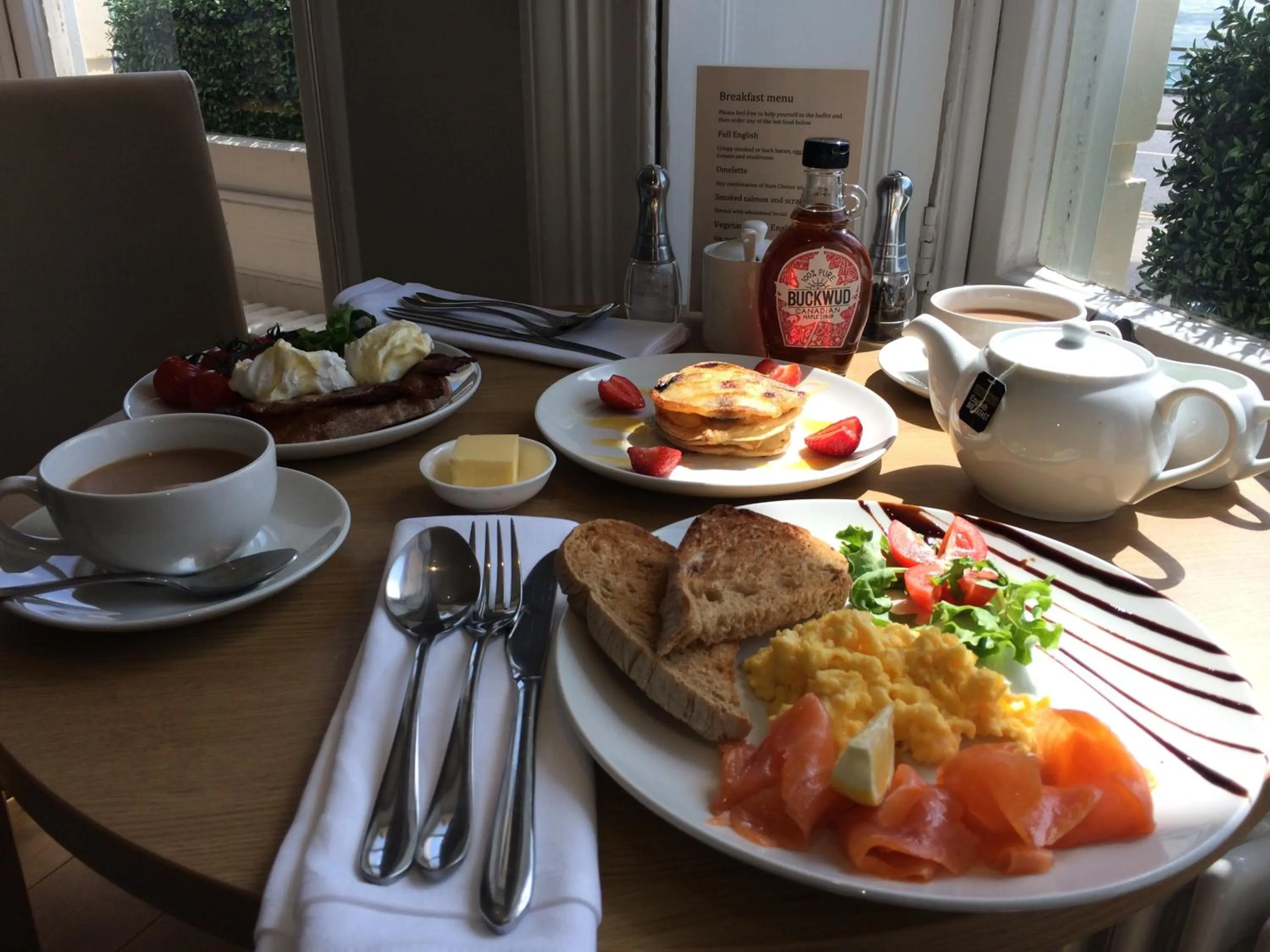 Food in A Room With A View - Free Parking