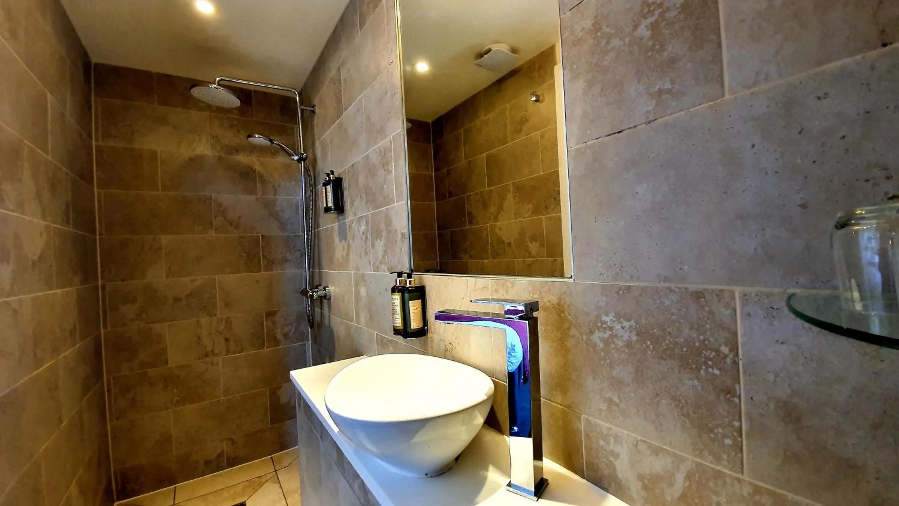 Bathroom in A Room With A View - Free Parking