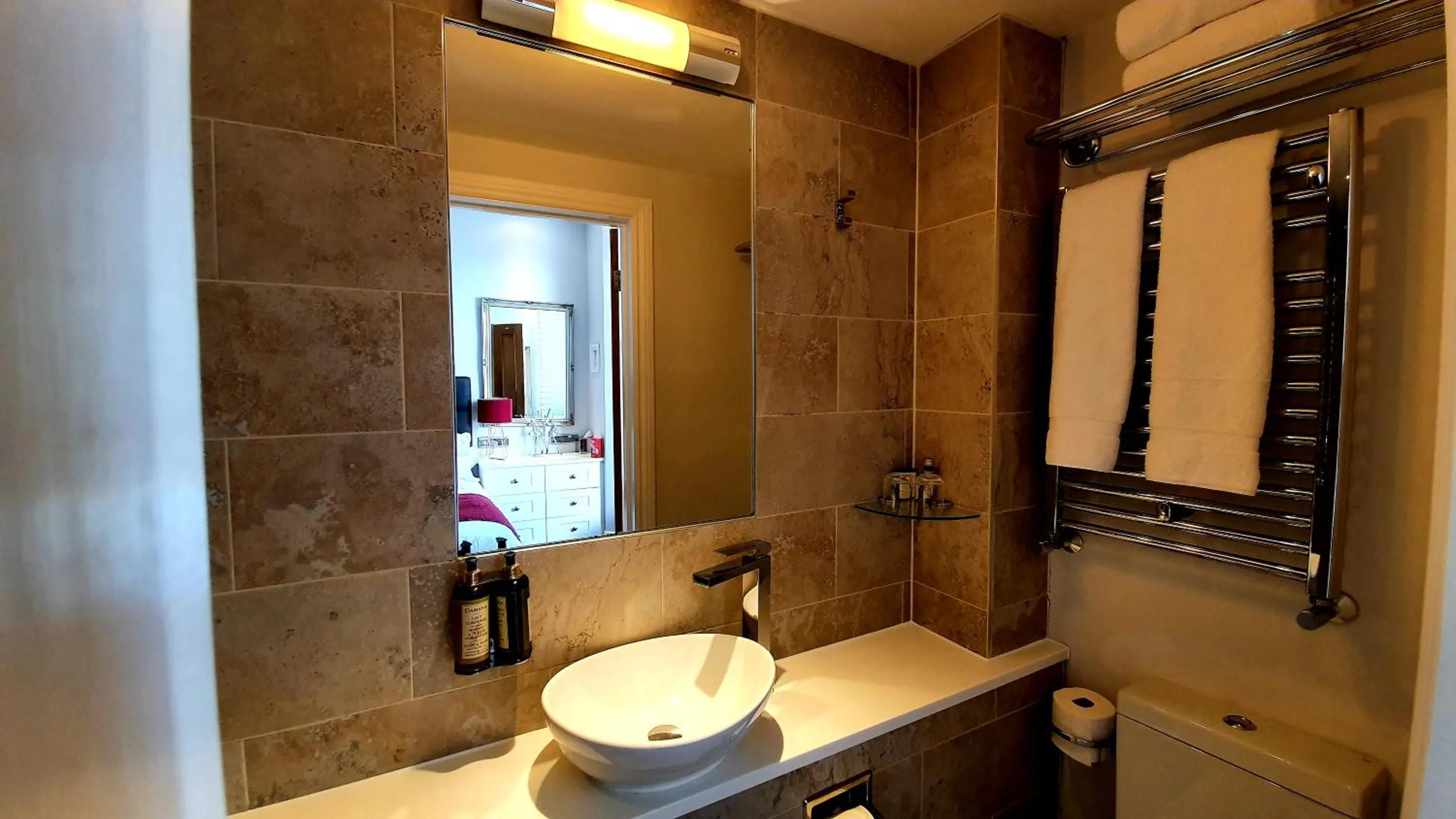 Bathroom in A Room With A View - Free Parking