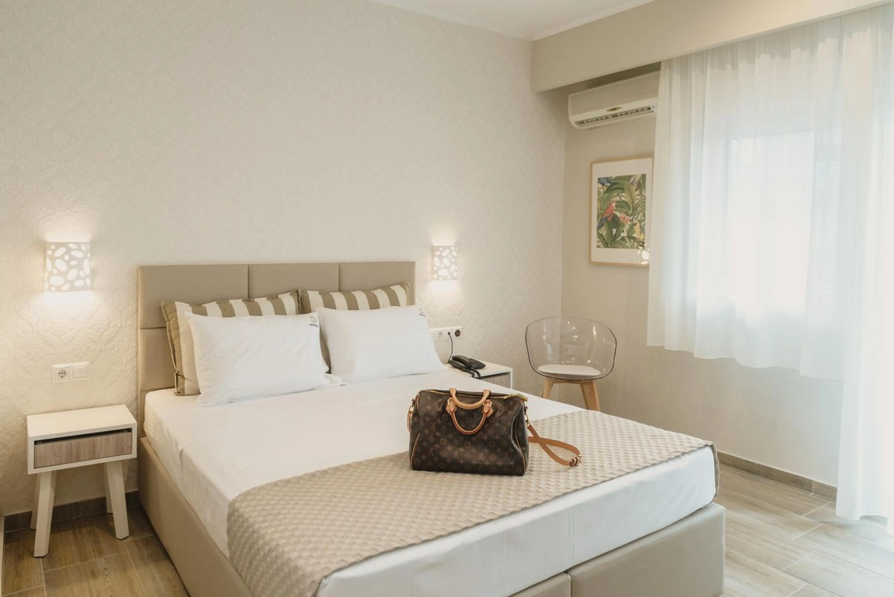 Photo of the whole room, Bed in Ammos Beach Seaside Luxury Suites Hotel