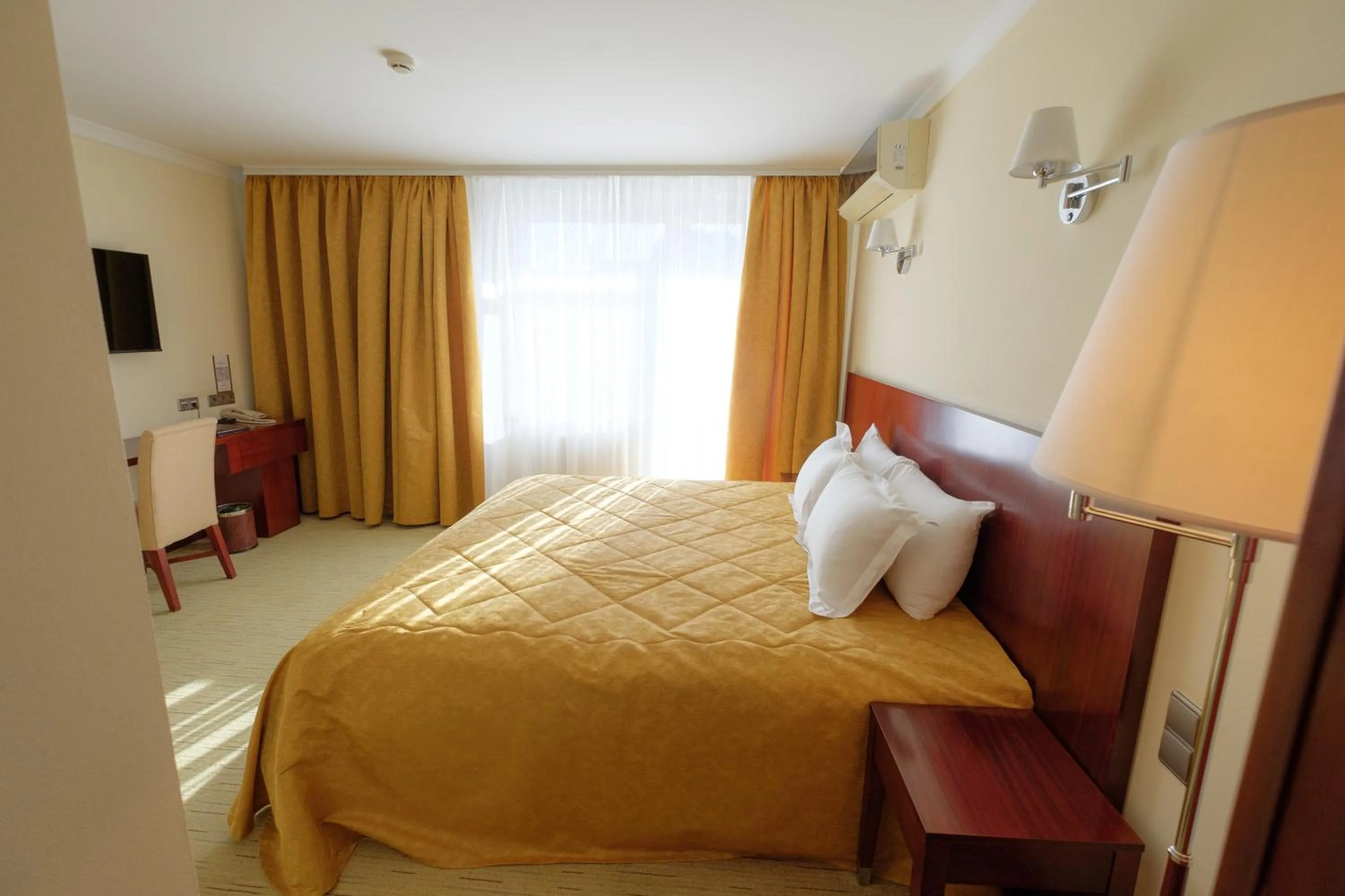 Decorative detail, Bed in Hotel Russia