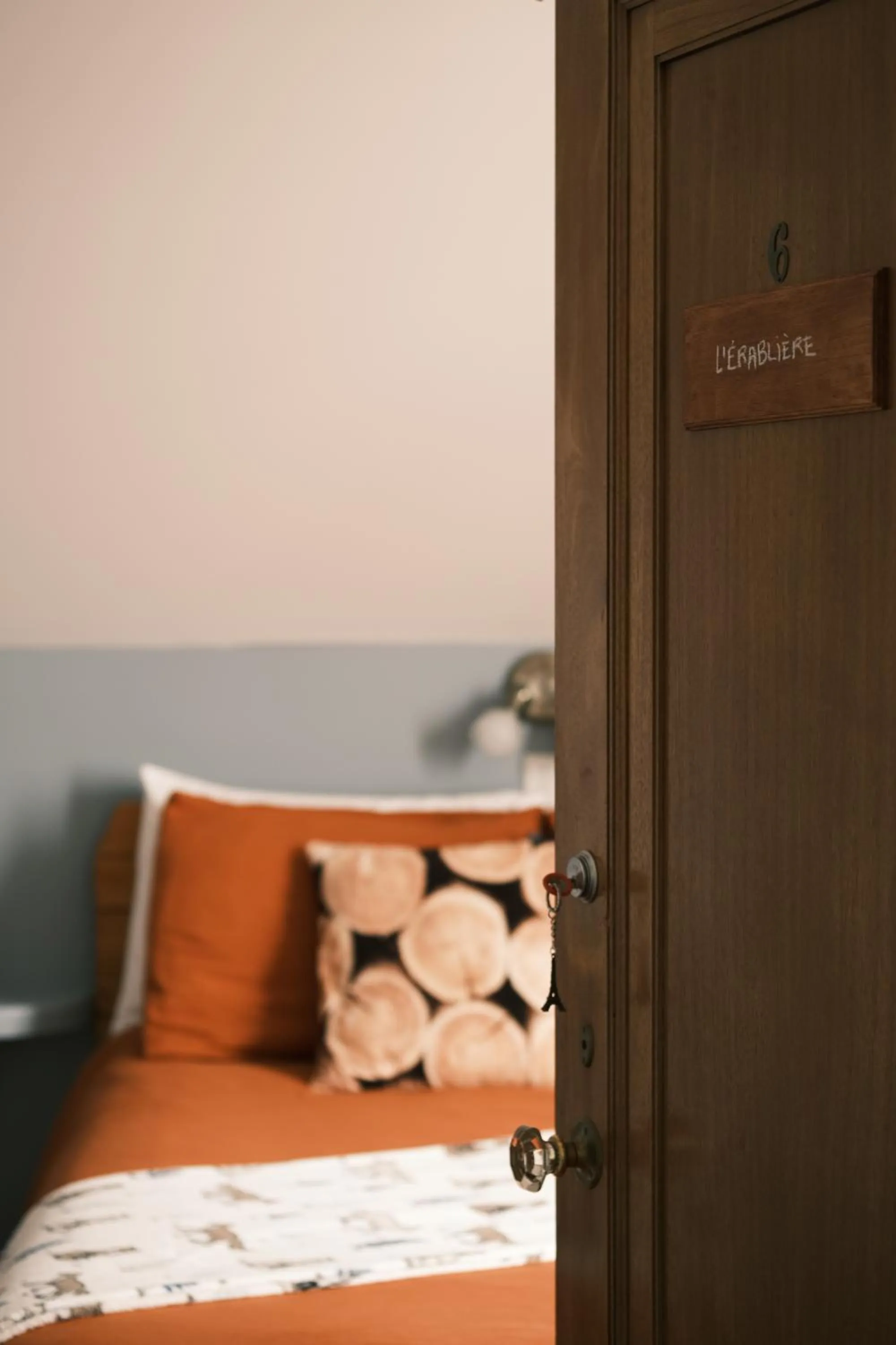 Bed in Les Pinsons des Rives