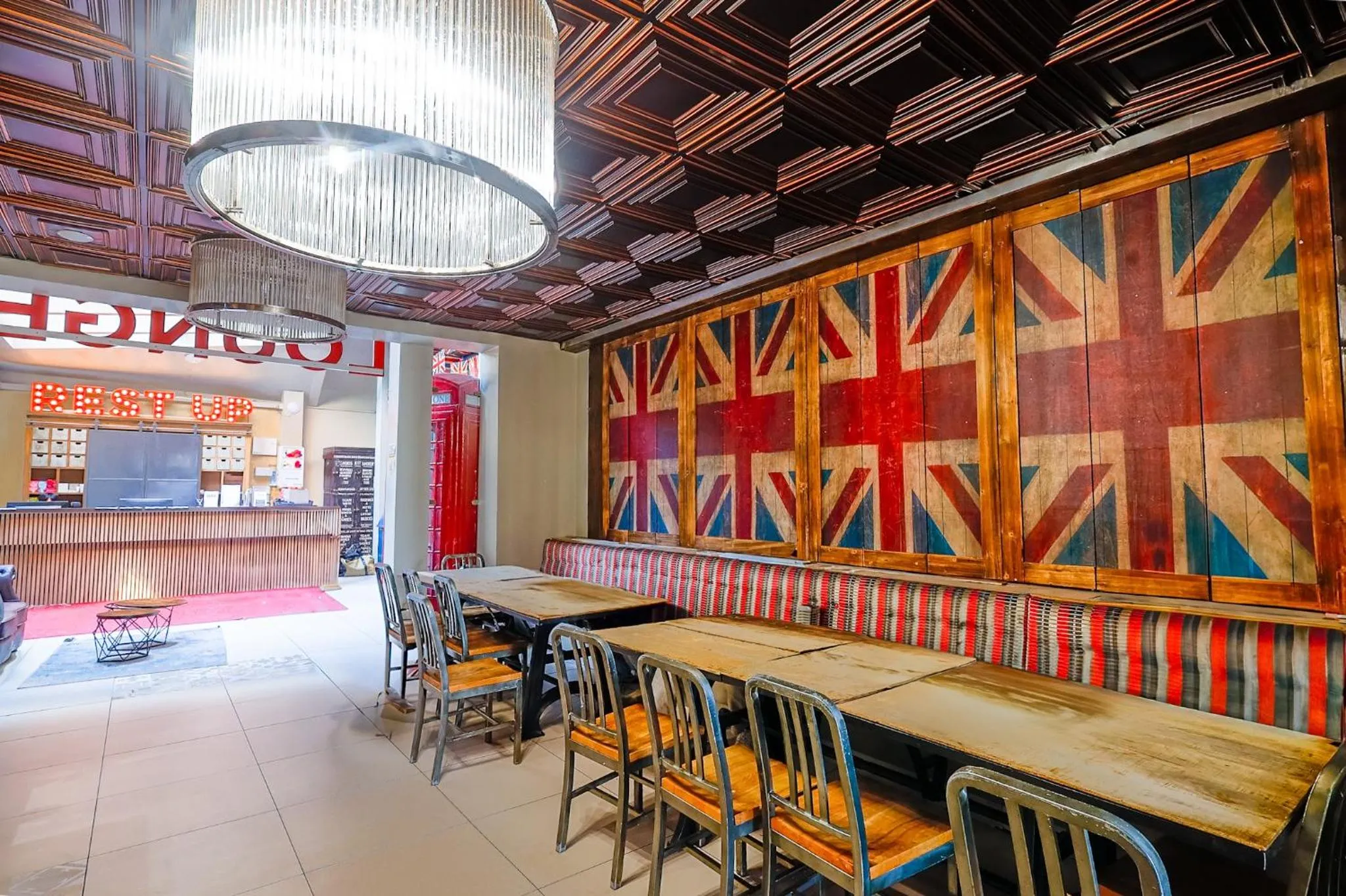 Seating area in Rest Up London