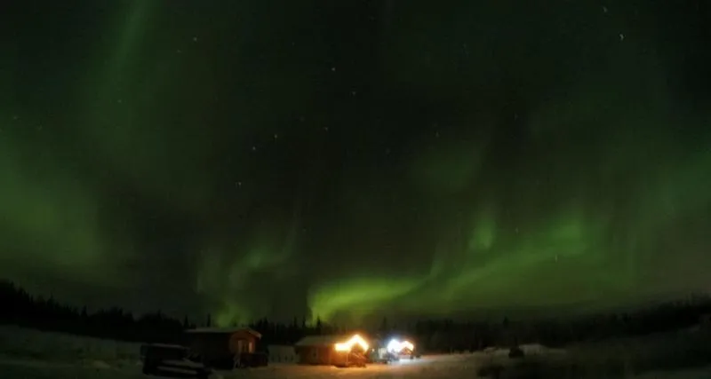Alaska Log Cabins on the Pond