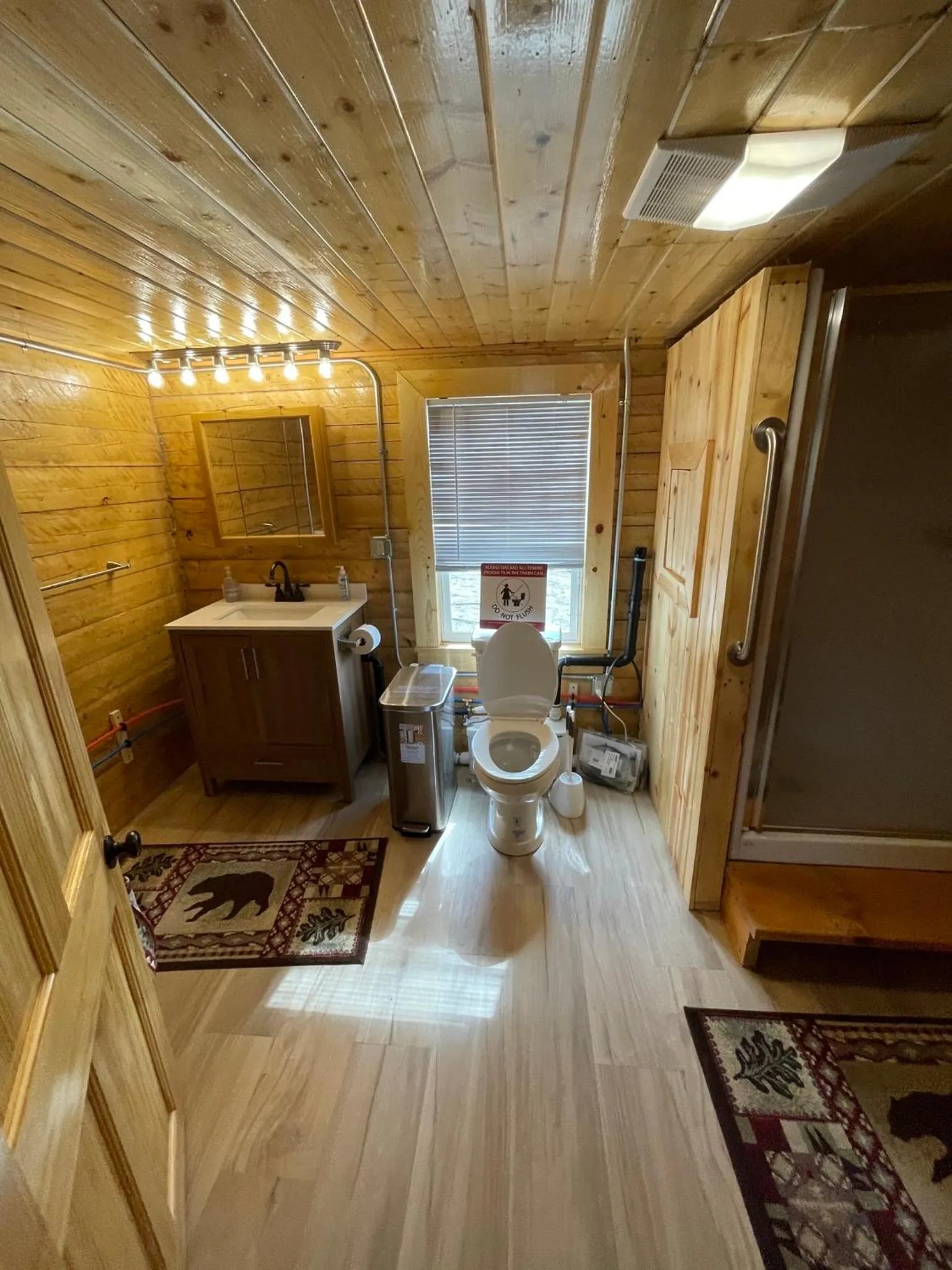 Alaska Log Cabins on the Pond