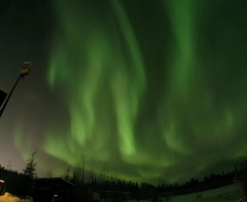 Alaska Log Cabins on the Pond
