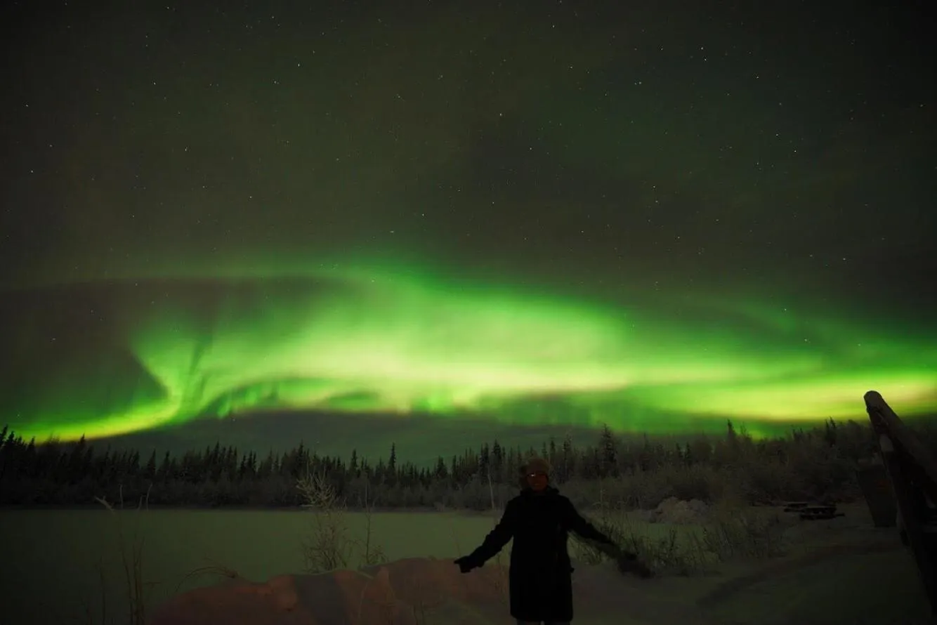 Alaska Log Cabins on the Pond