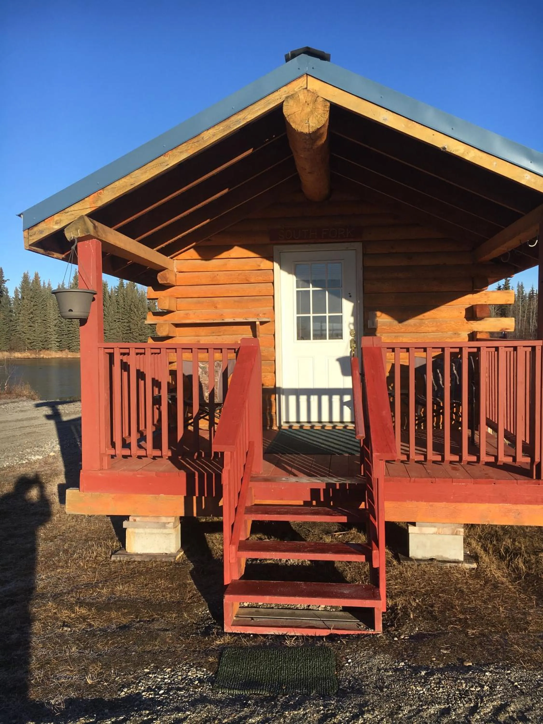 Alaska Log Cabins on the Pond