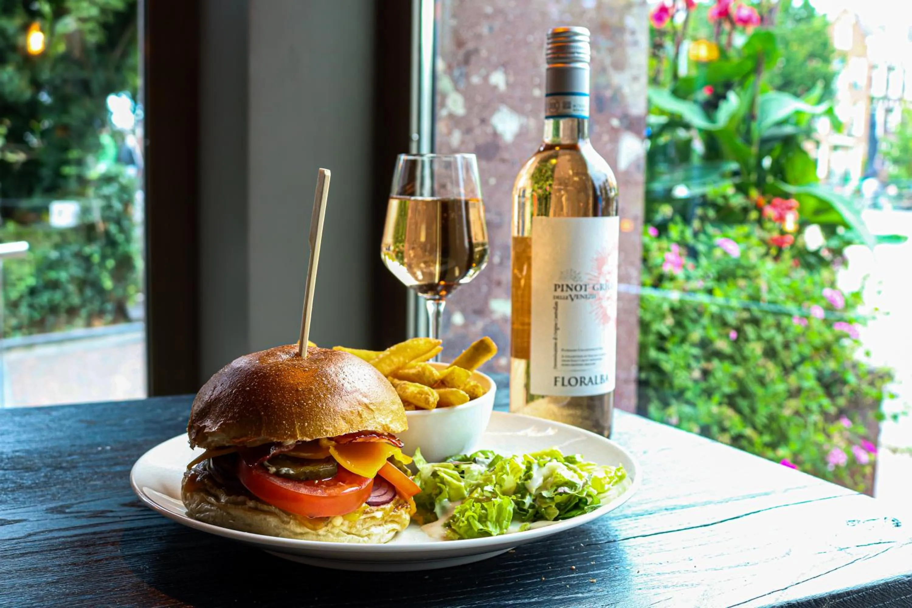 Lunch in Grand Hotel Downtown