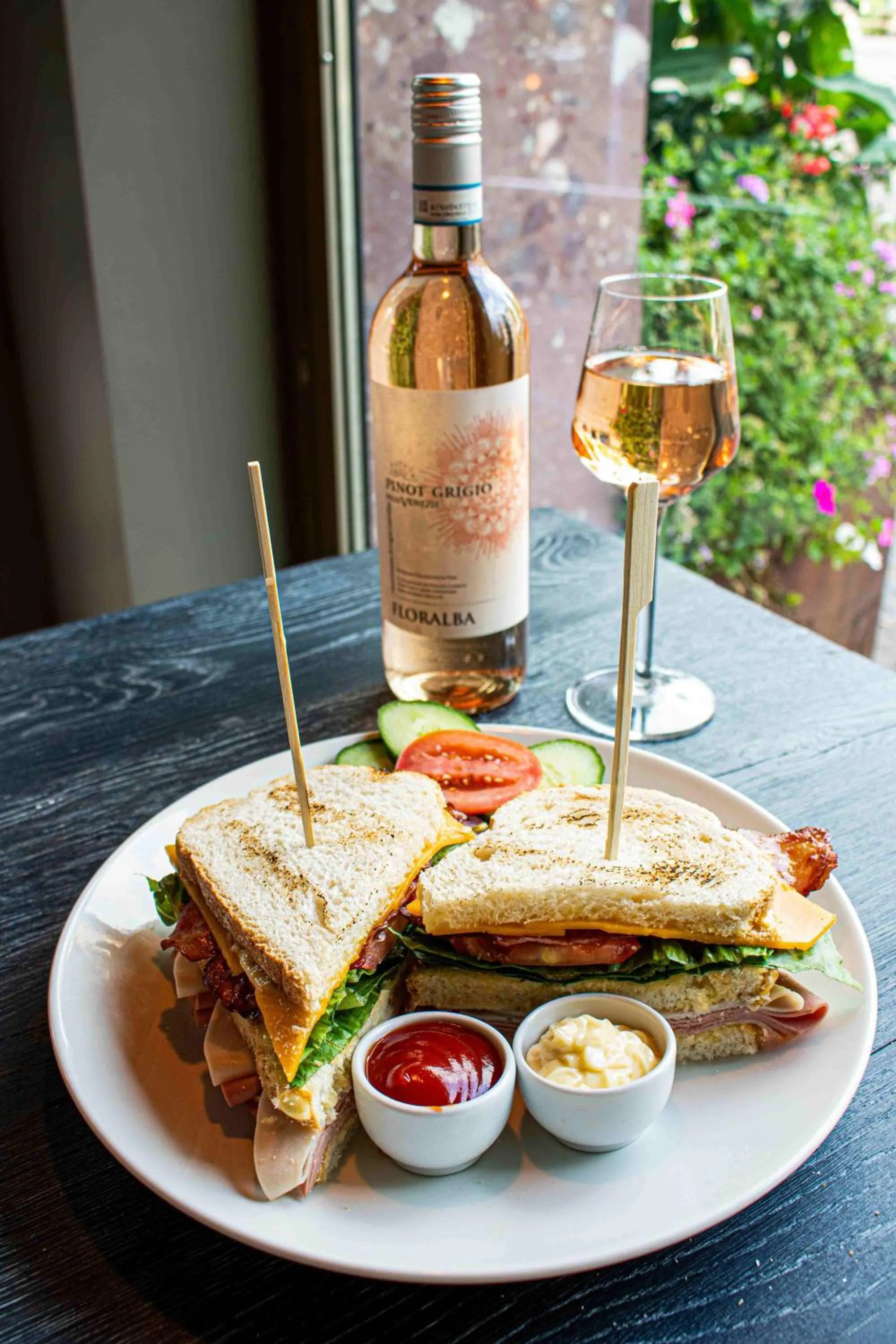 Lunch in Grand Hotel Downtown