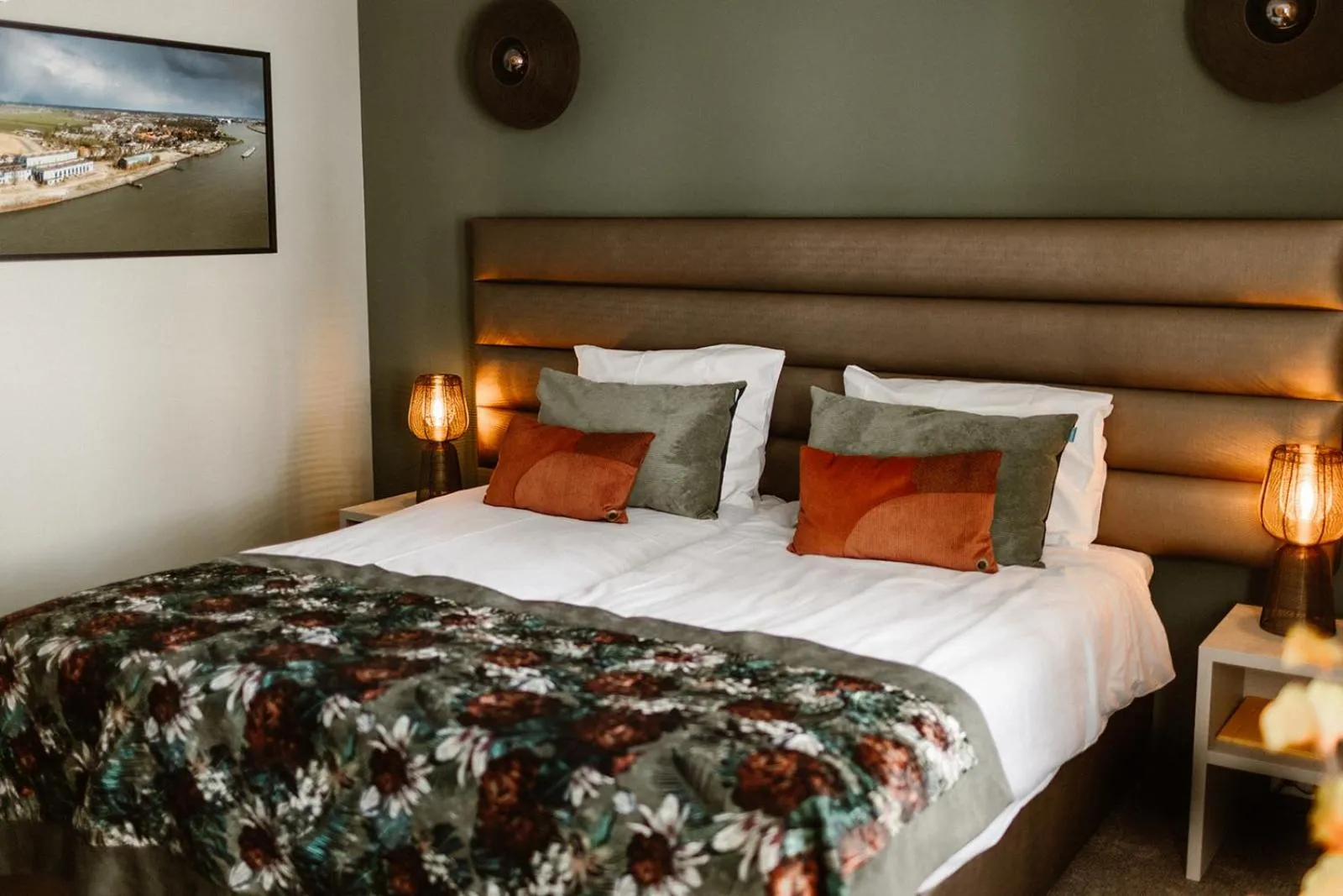 Bed in Hotel Restaurant Belvédère