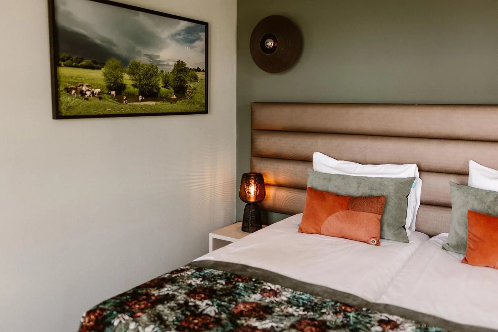 Bed in Hotel Restaurant Belvédère