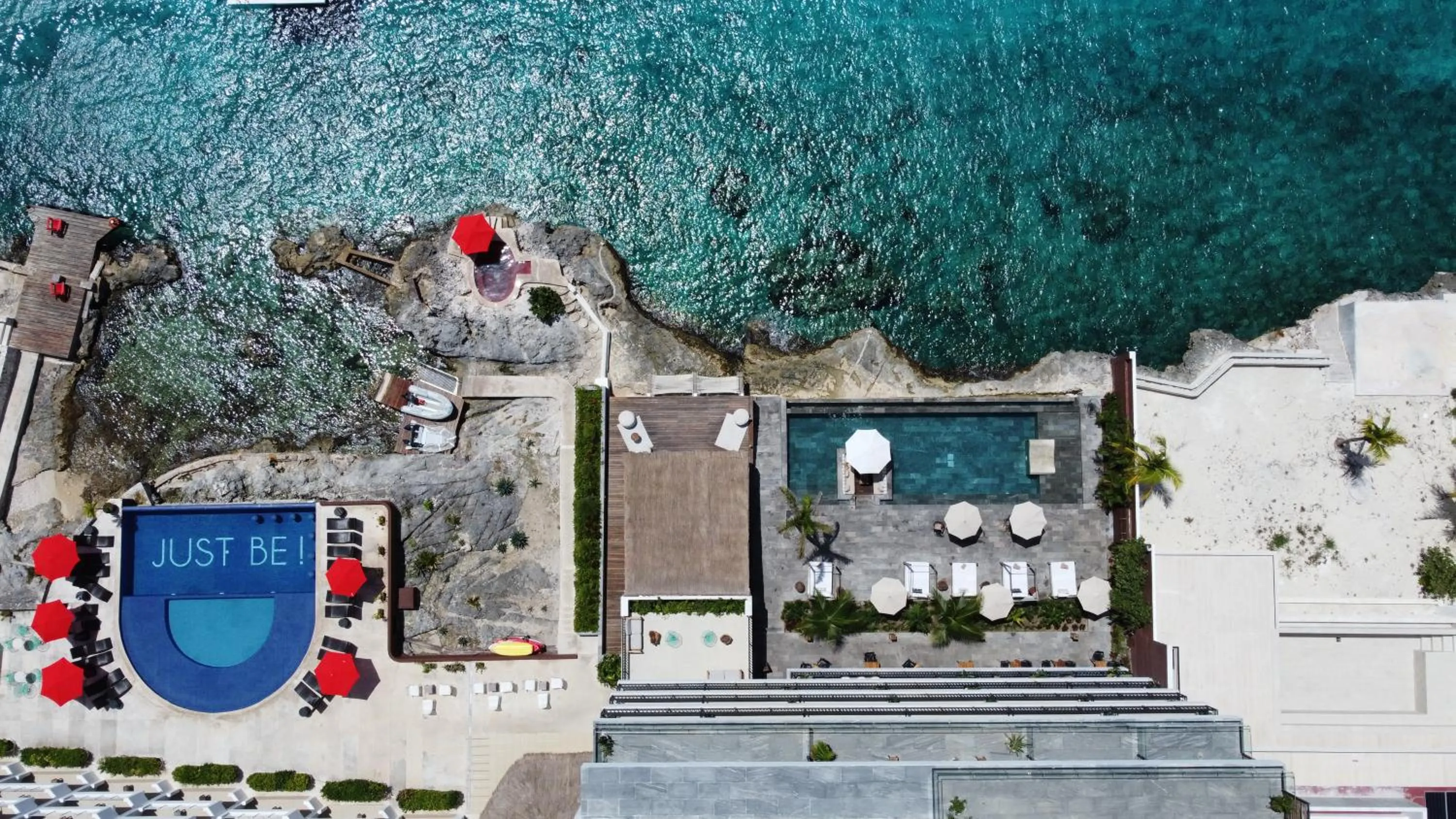 Bird's eye view in Hotel B Unique