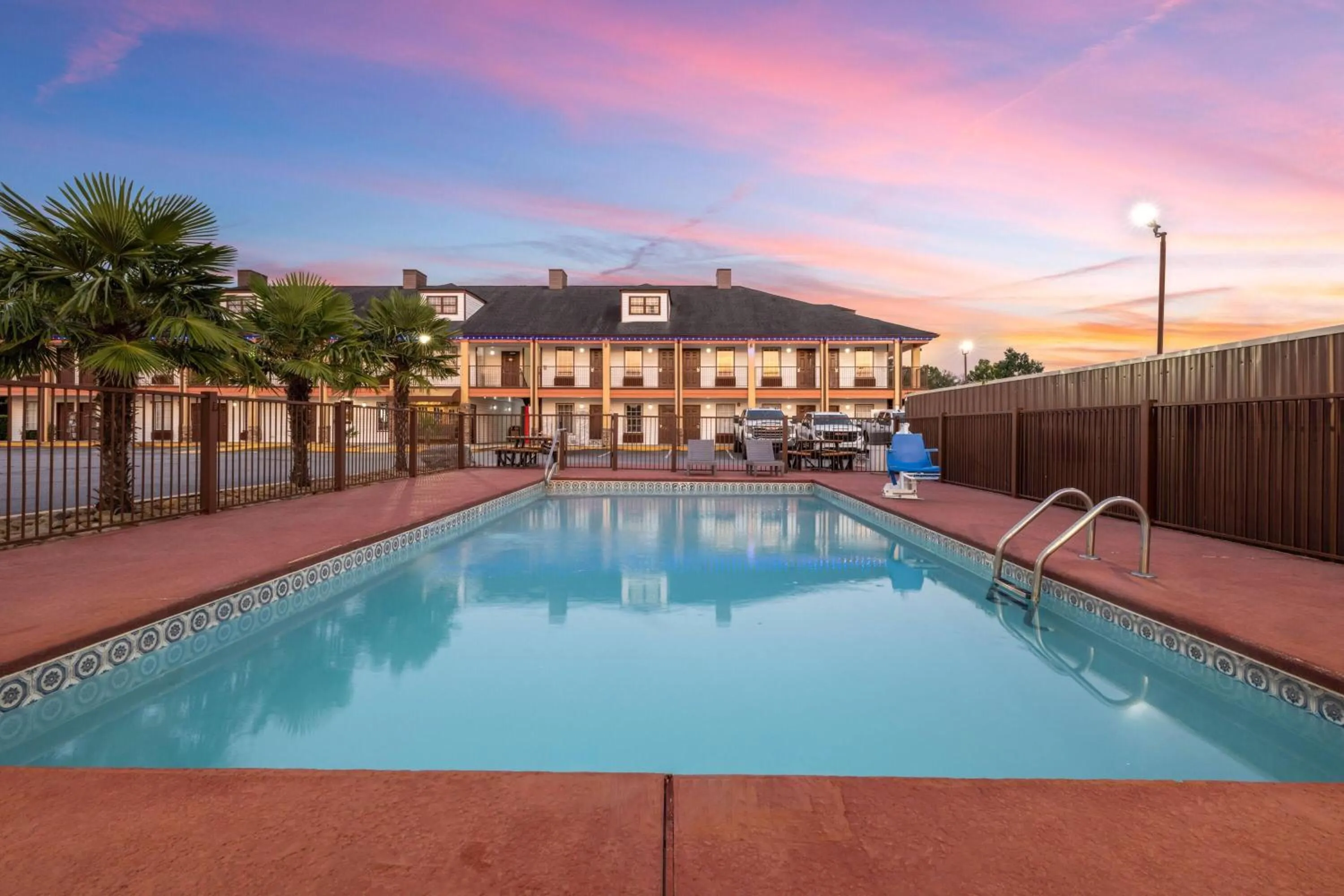 Swimming pool in Baymont by Wyndham Commerce GA Near Tanger Outlets Mall