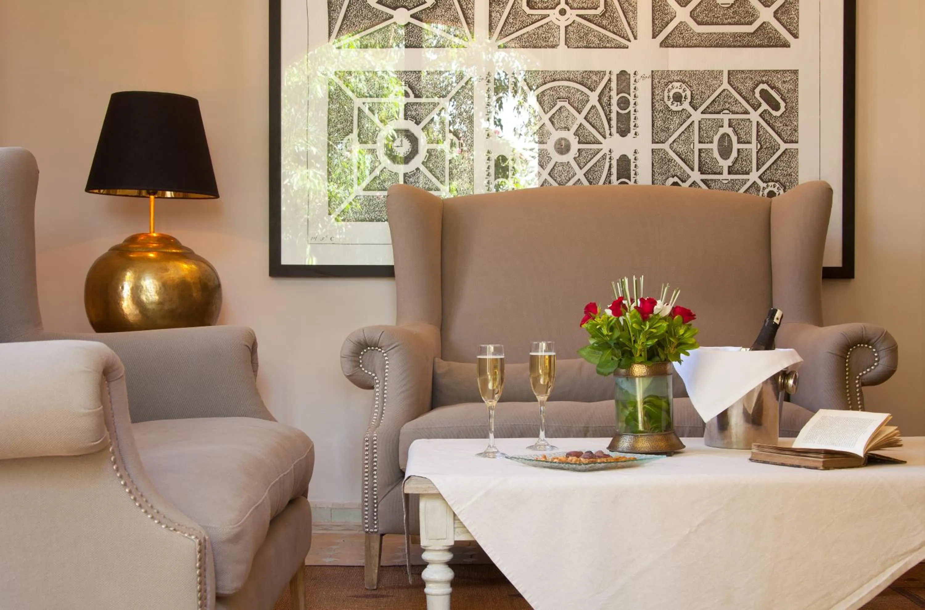 Living room in Palais de l'O - Maison d'hôtes