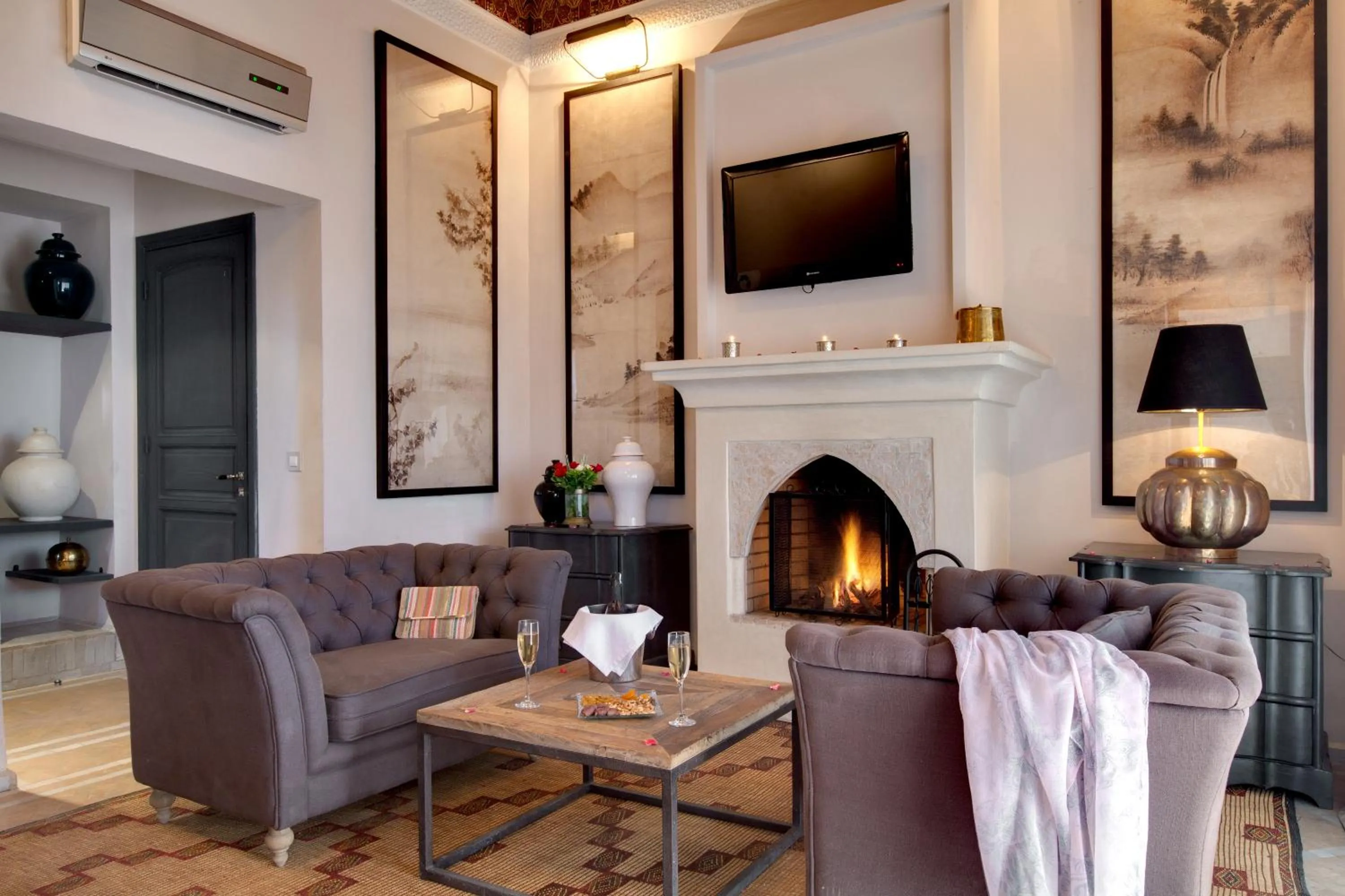 Living room in Palais de l'O - Maison d'hôtes