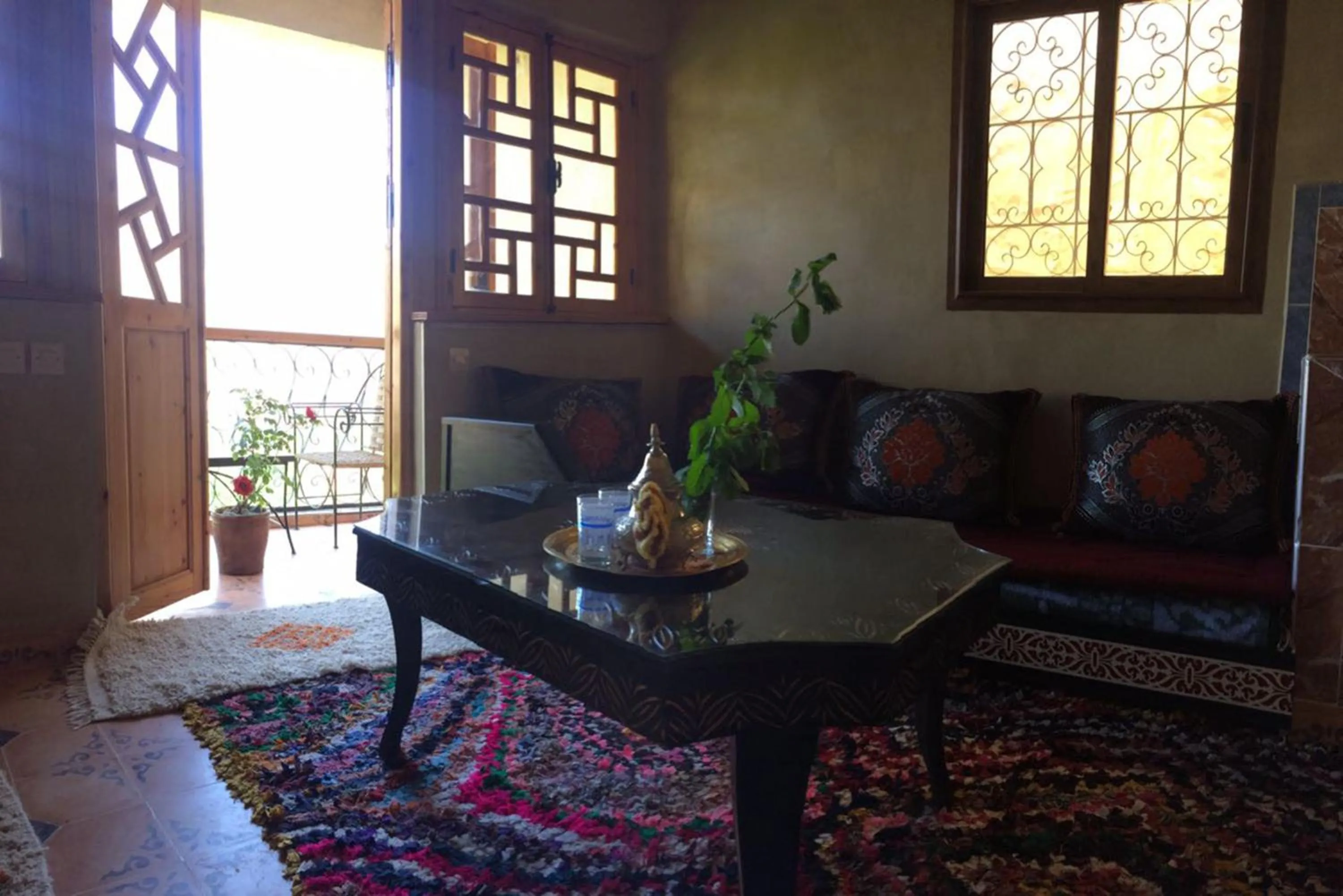 Seating area in Gite Tizi Mizik