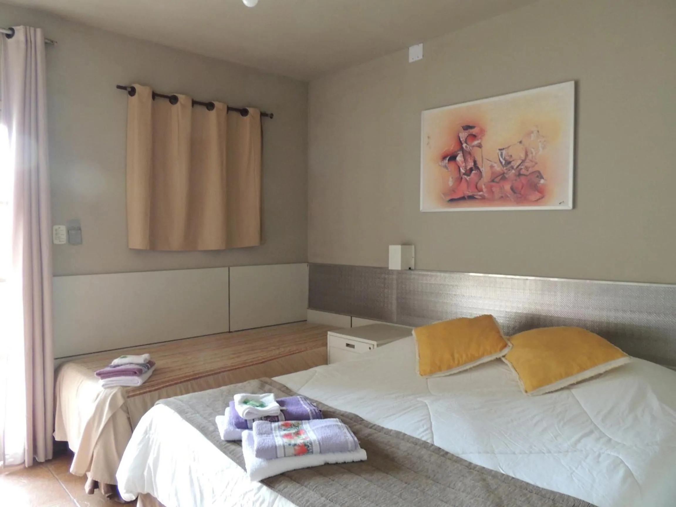 Bed in Pousada Juriti - Eco Hotel