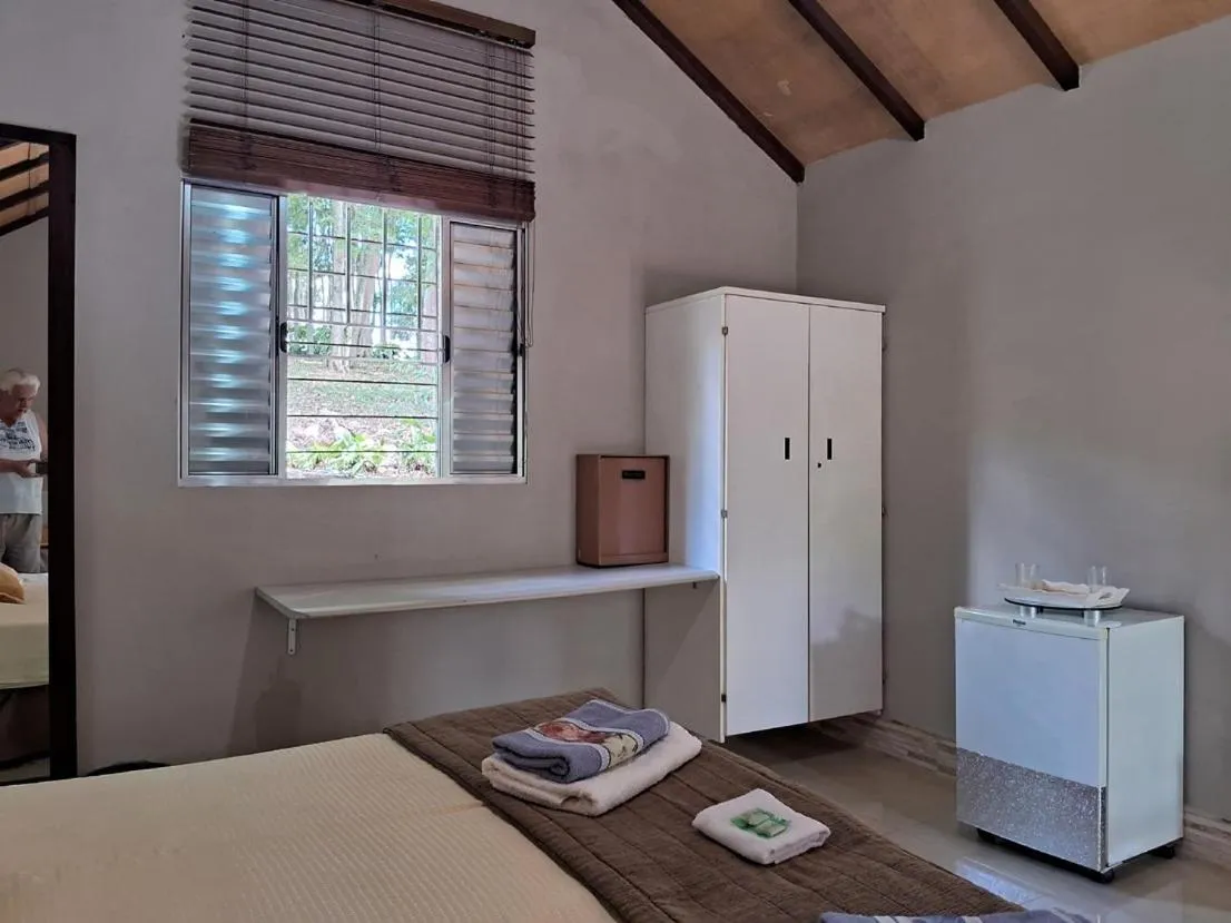 Bed in Pousada Juriti - Eco Hotel