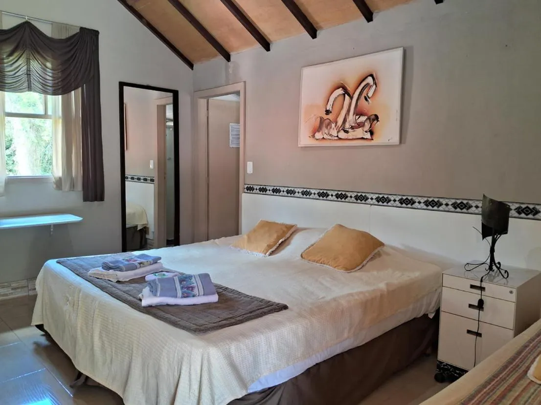 Bed in Pousada Juriti - Eco Hotel