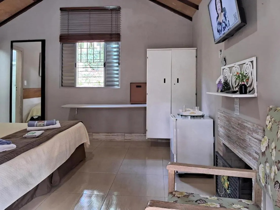 Bed in Pousada Juriti - Eco Hotel