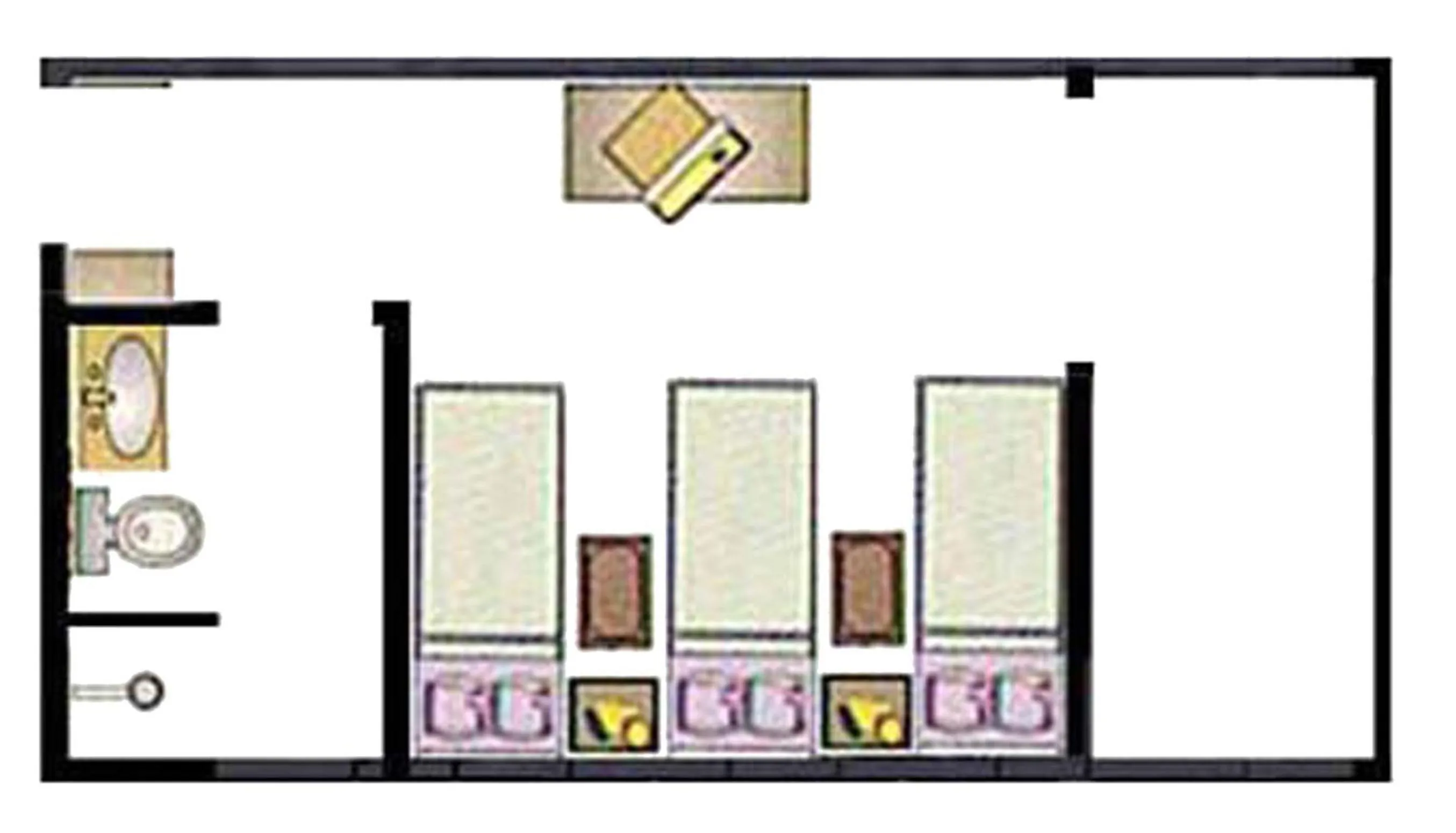 Floor plan in Pousada Juriti - Eco Hotel