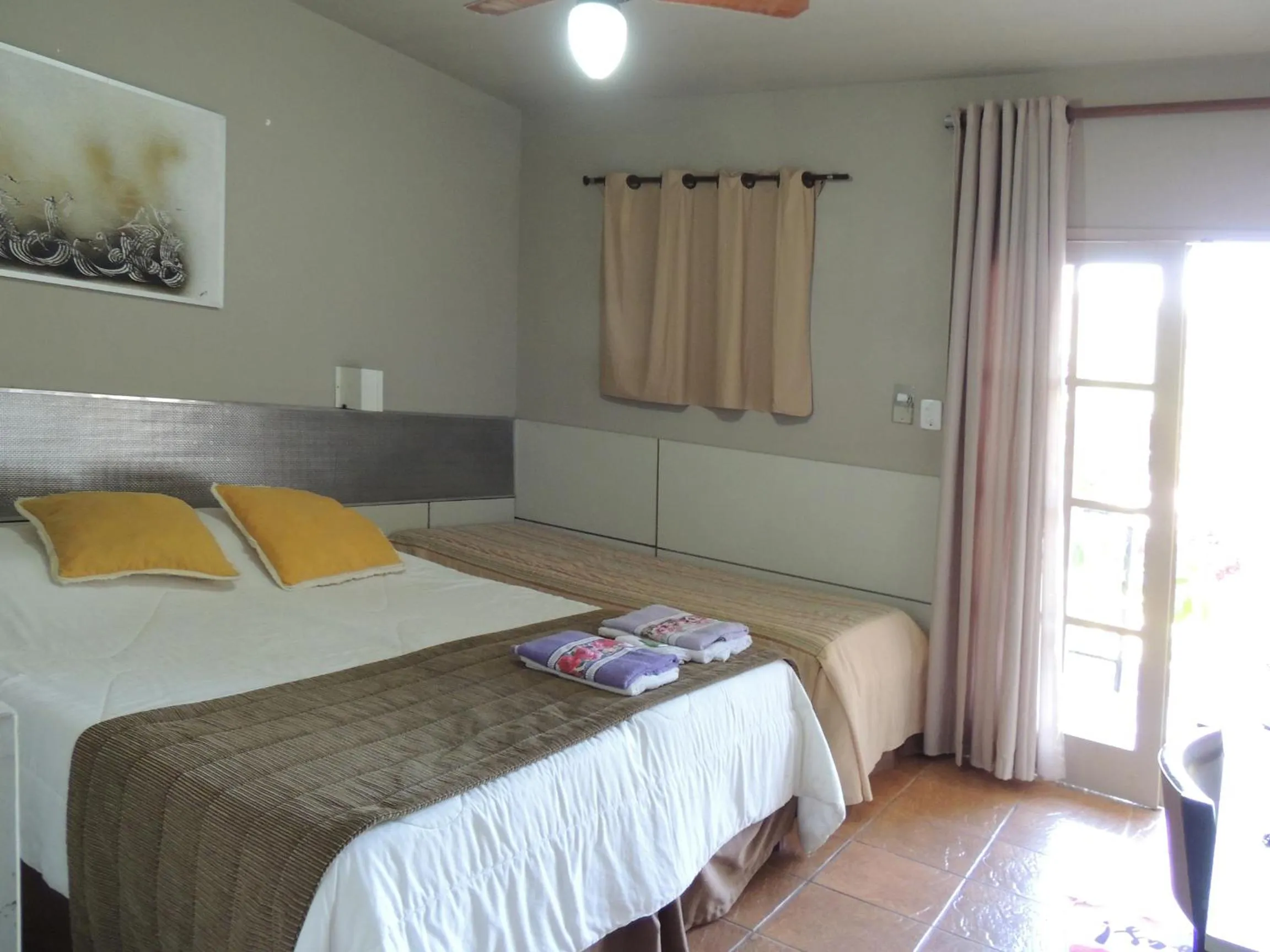 Bed in Pousada Juriti - Eco Hotel