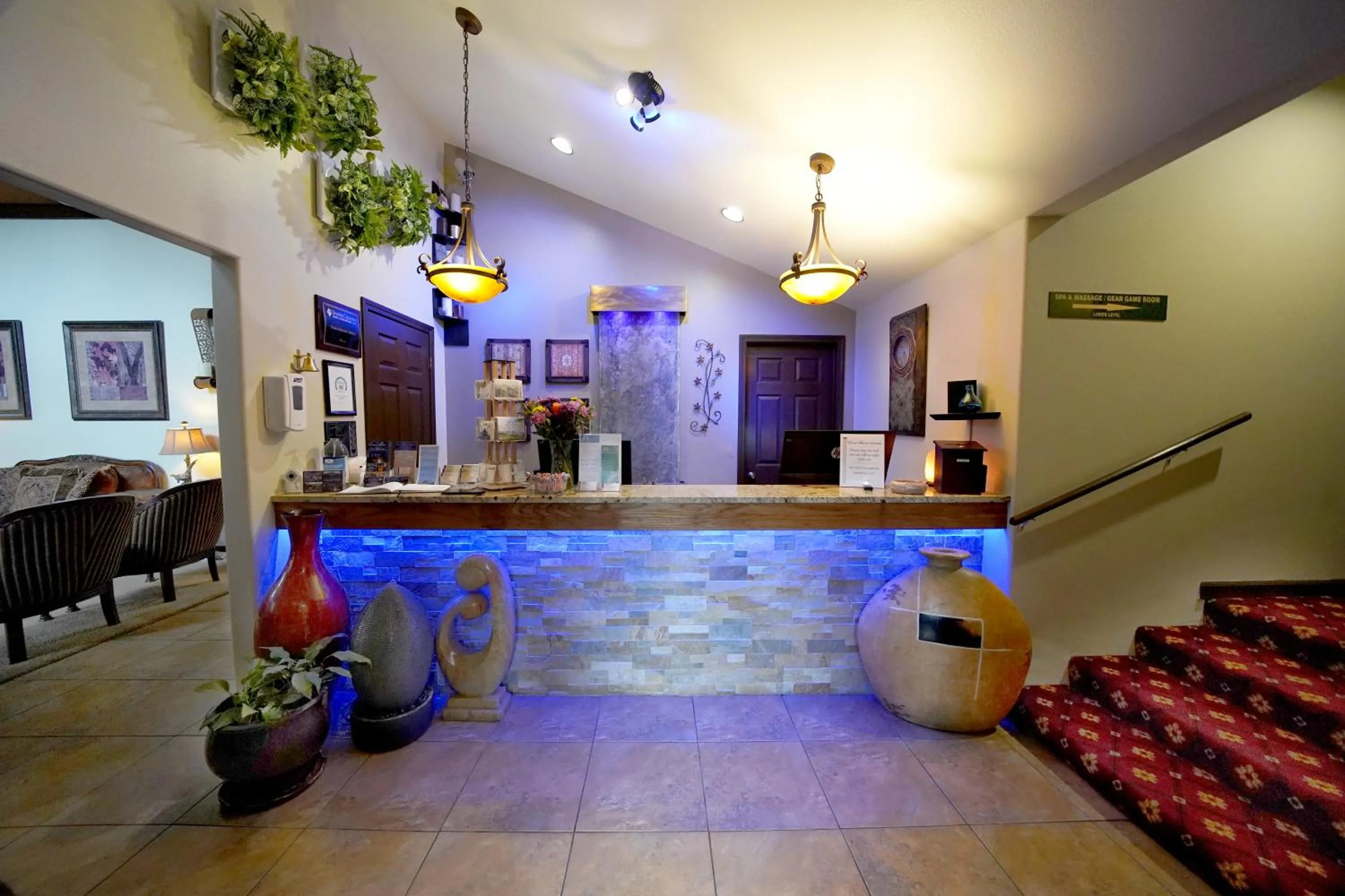 Lobby or reception in Frisco Inn on Galena