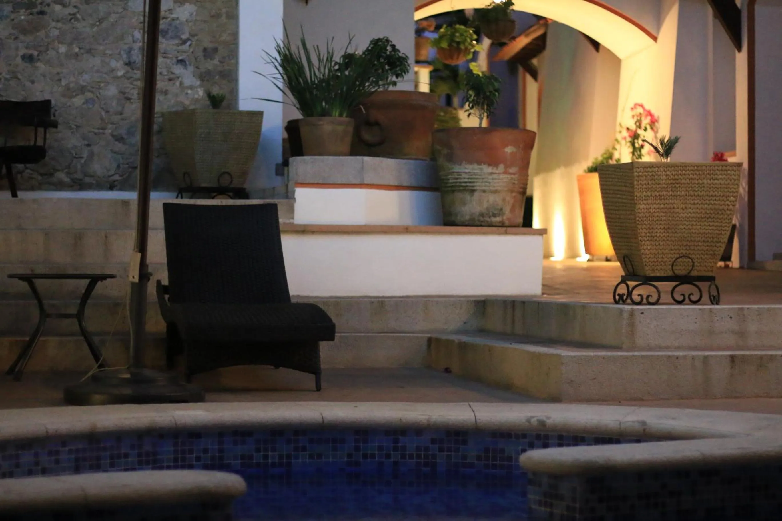 Swimming pool in Hotel Santa Paula