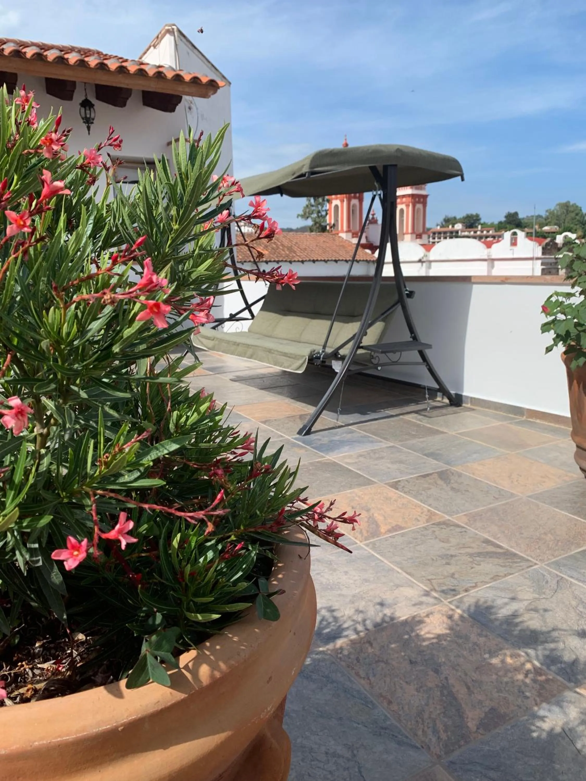 Patio in Hotel Santa Paula