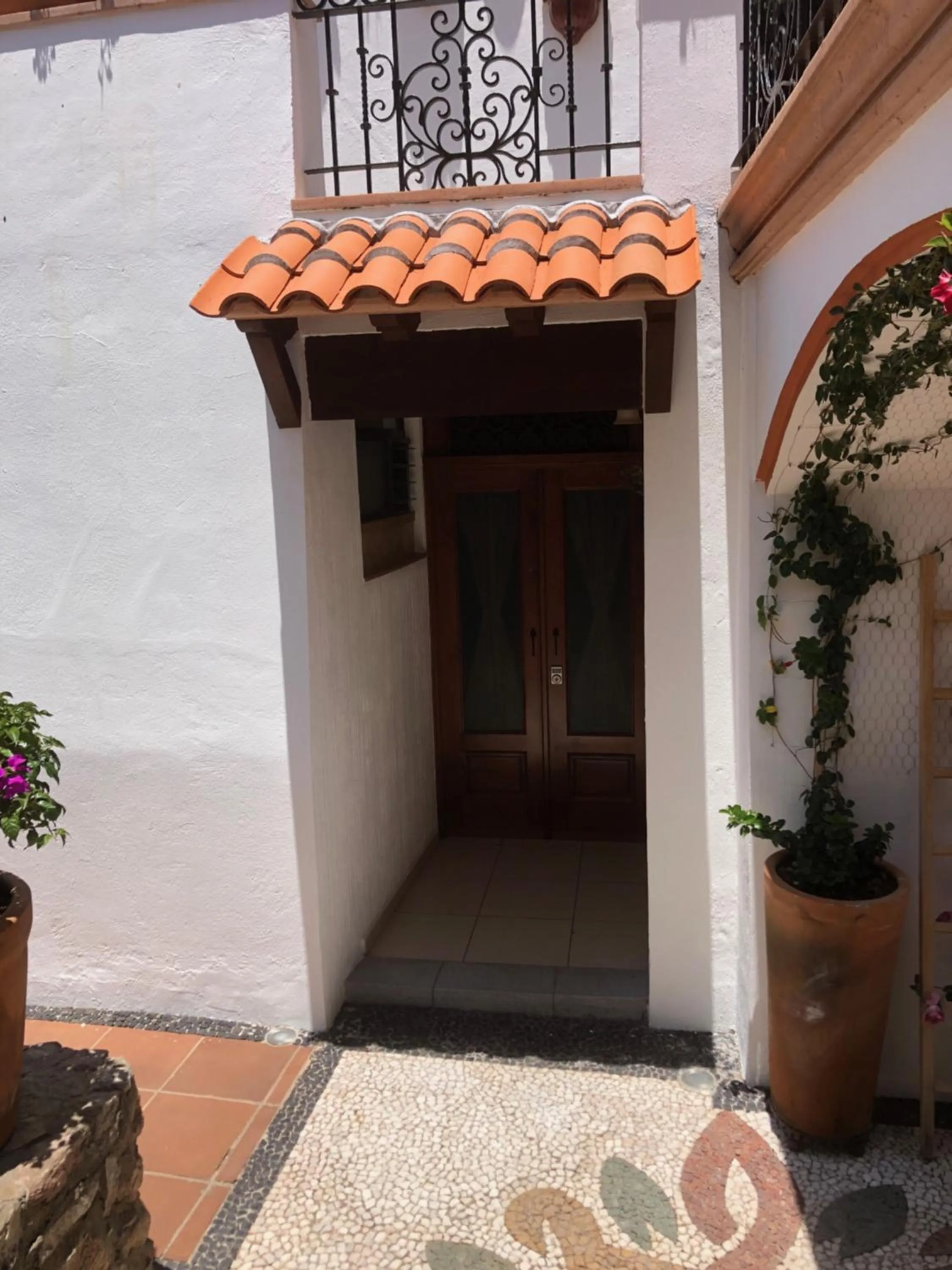 Patio in Hotel Santa Paula