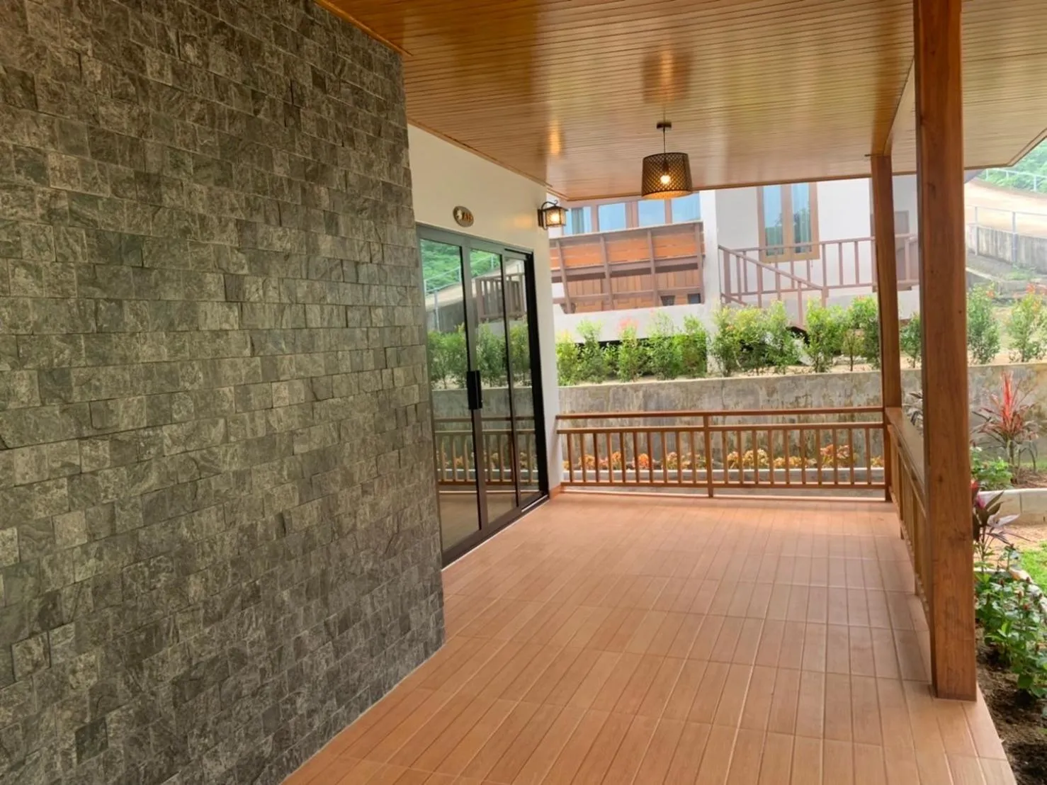 Balcony/Terrace in Nice Beach Resort Koh Pha-ngan