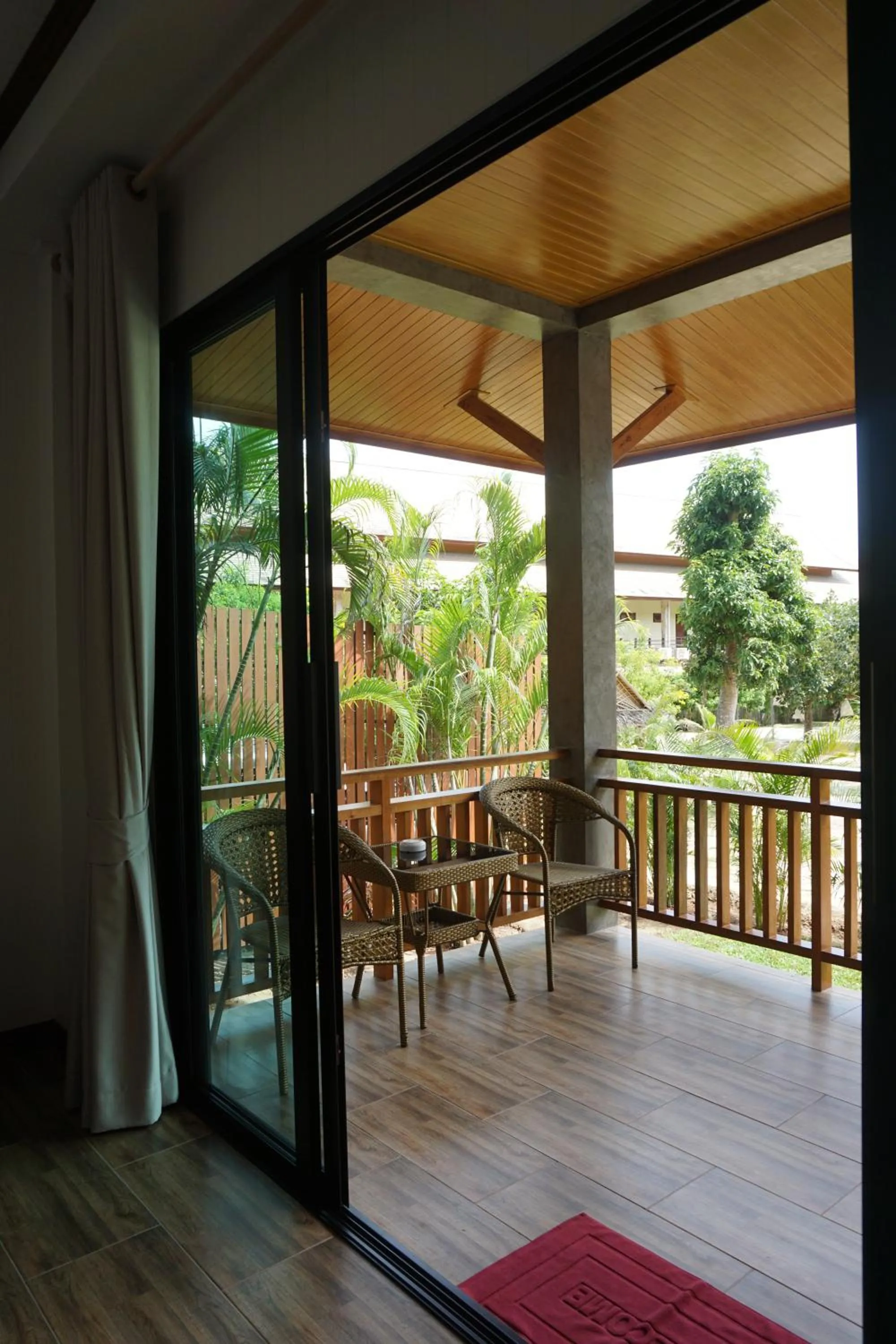 Balcony/Terrace in Nice Beach Resort Koh Pha-ngan
