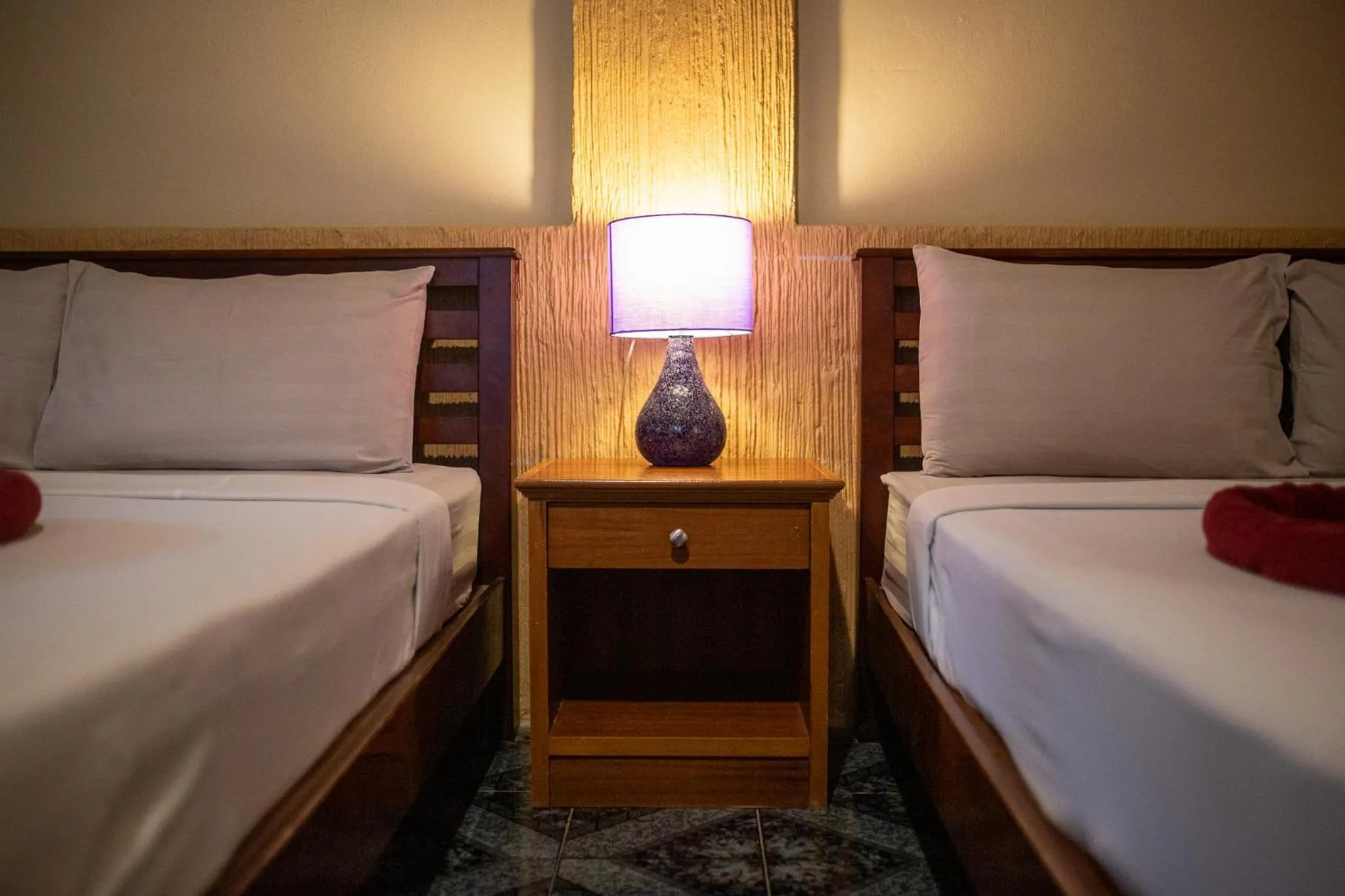 Bed in Nice Beach Resort Koh Pha-ngan