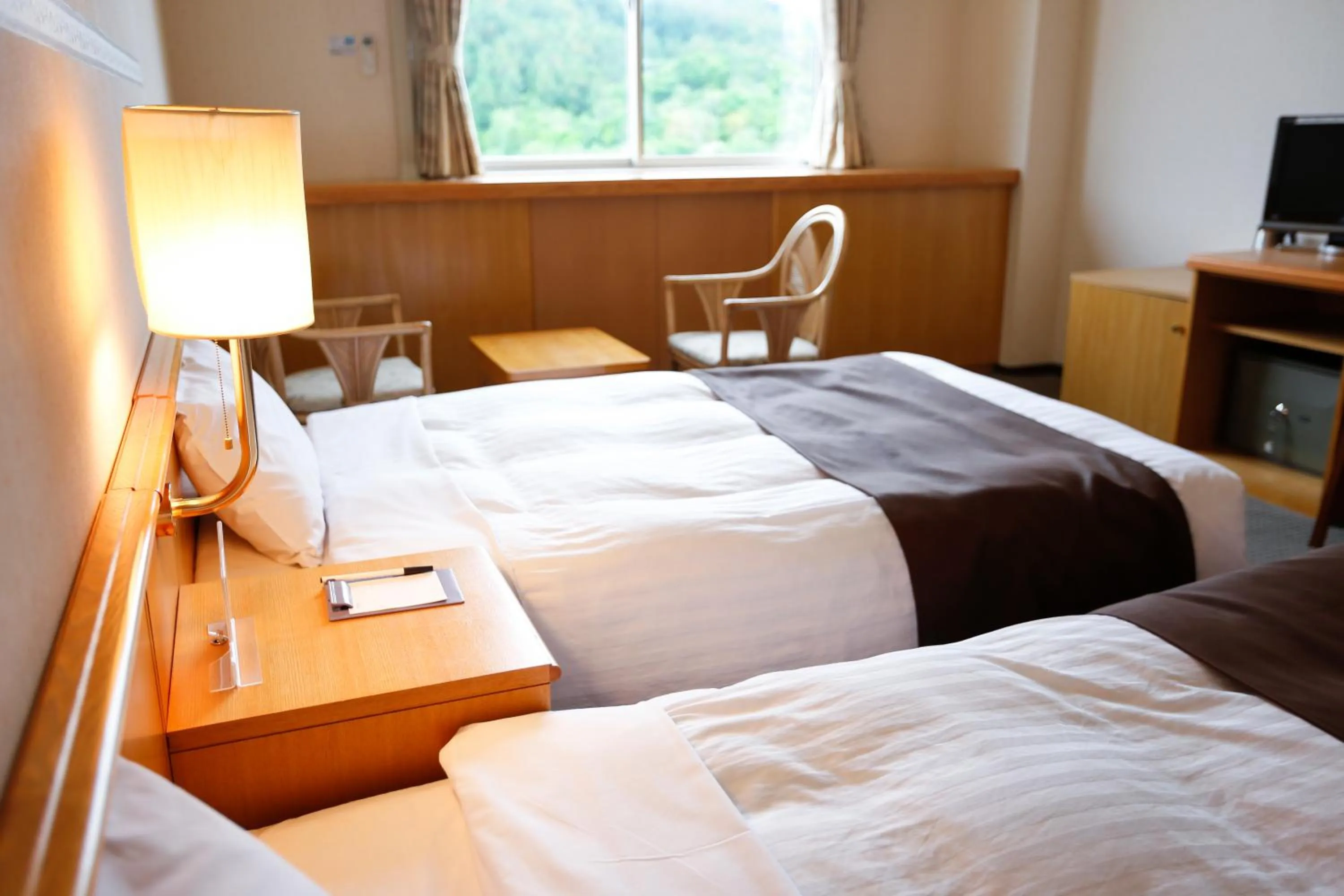 Photo of the whole room, Bed in Abashiri Kanko Hotel