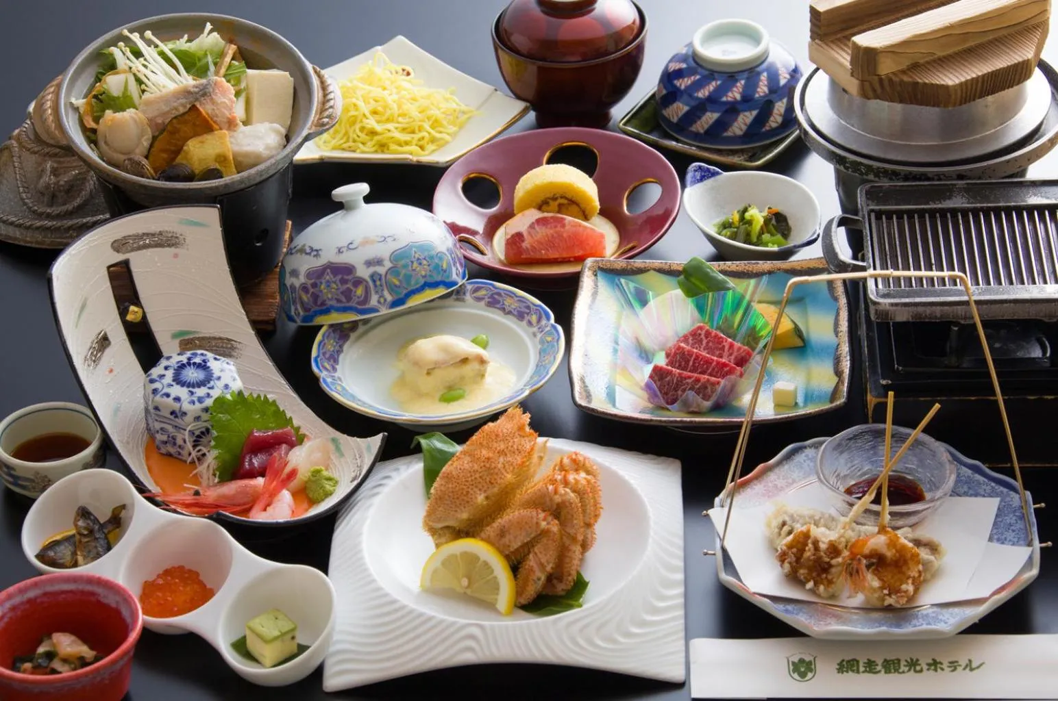 Dinner in Abashiri Kanko Hotel