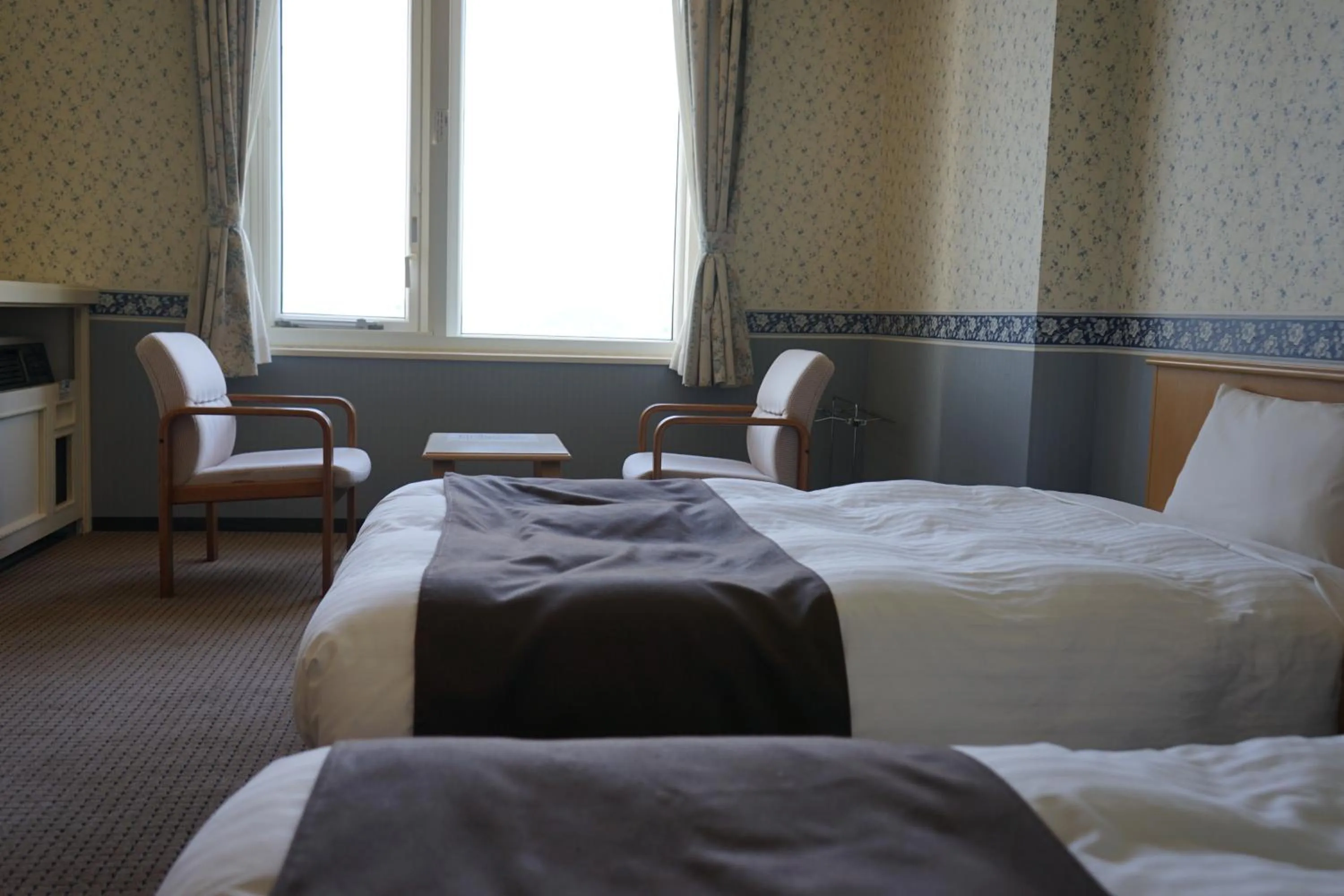 Bed in Abashiri Kanko Hotel