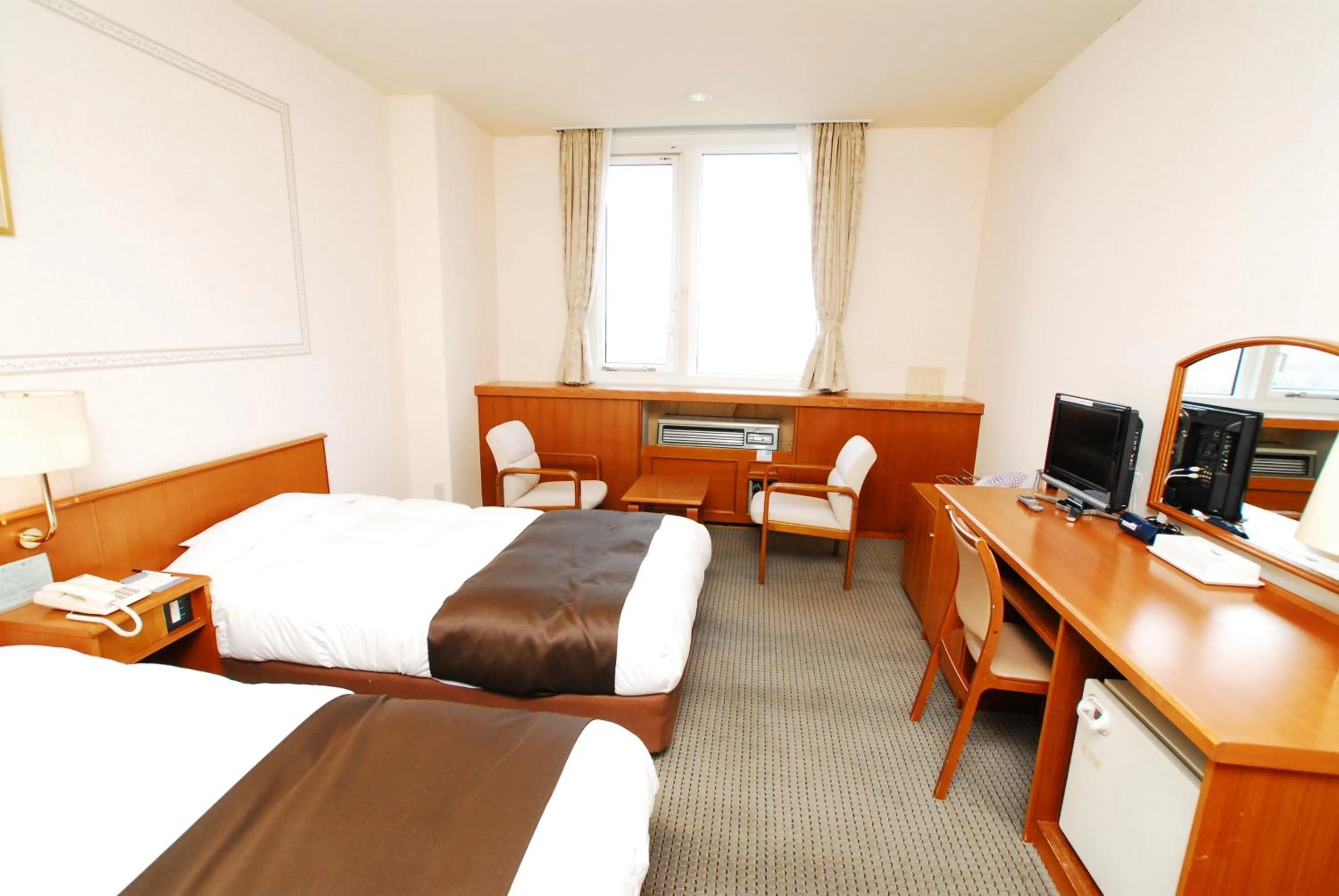 Photo of the whole room, Bed in Abashiri Kanko Hotel
