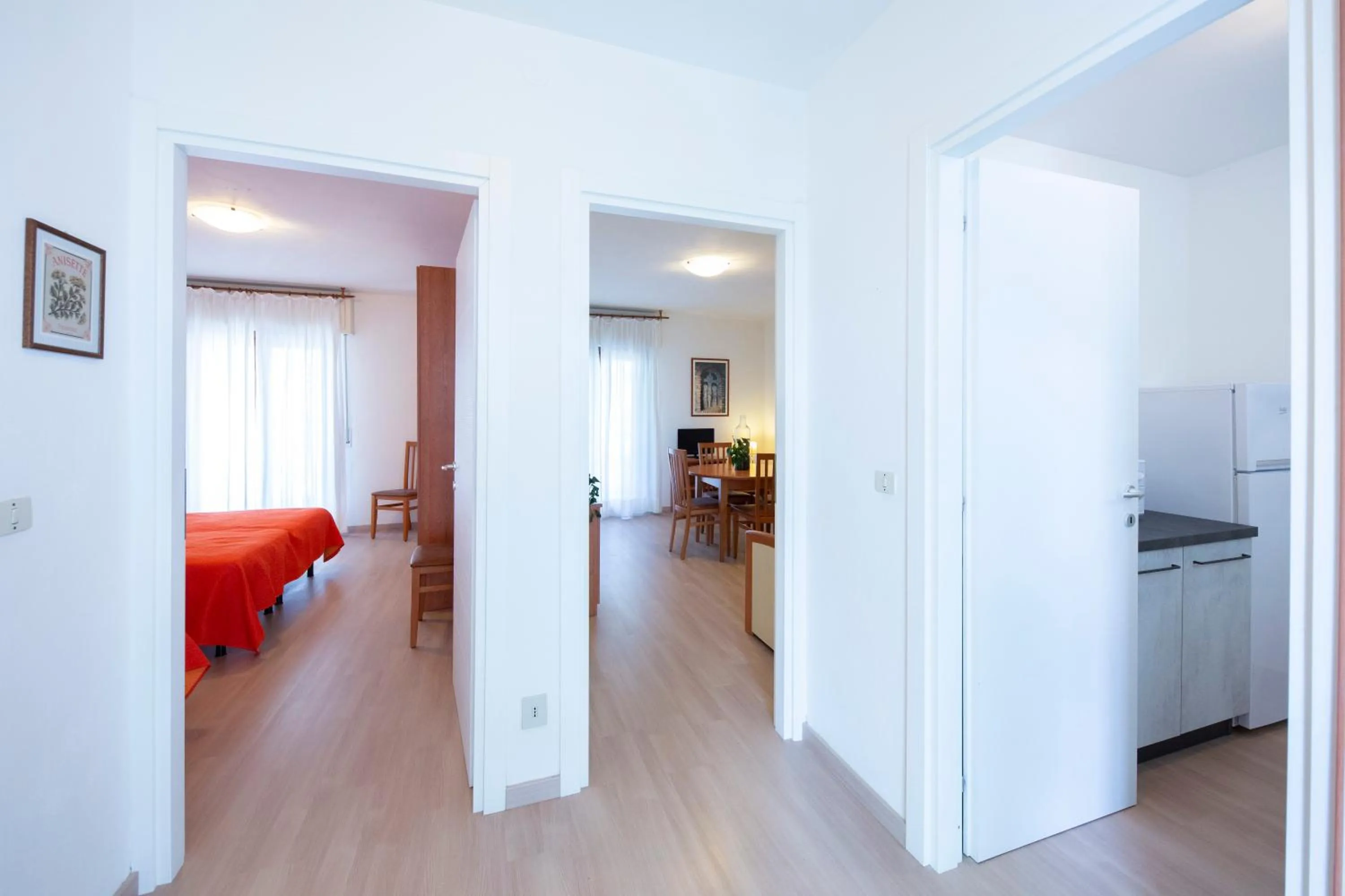 Bed in Holiday Appartamenti