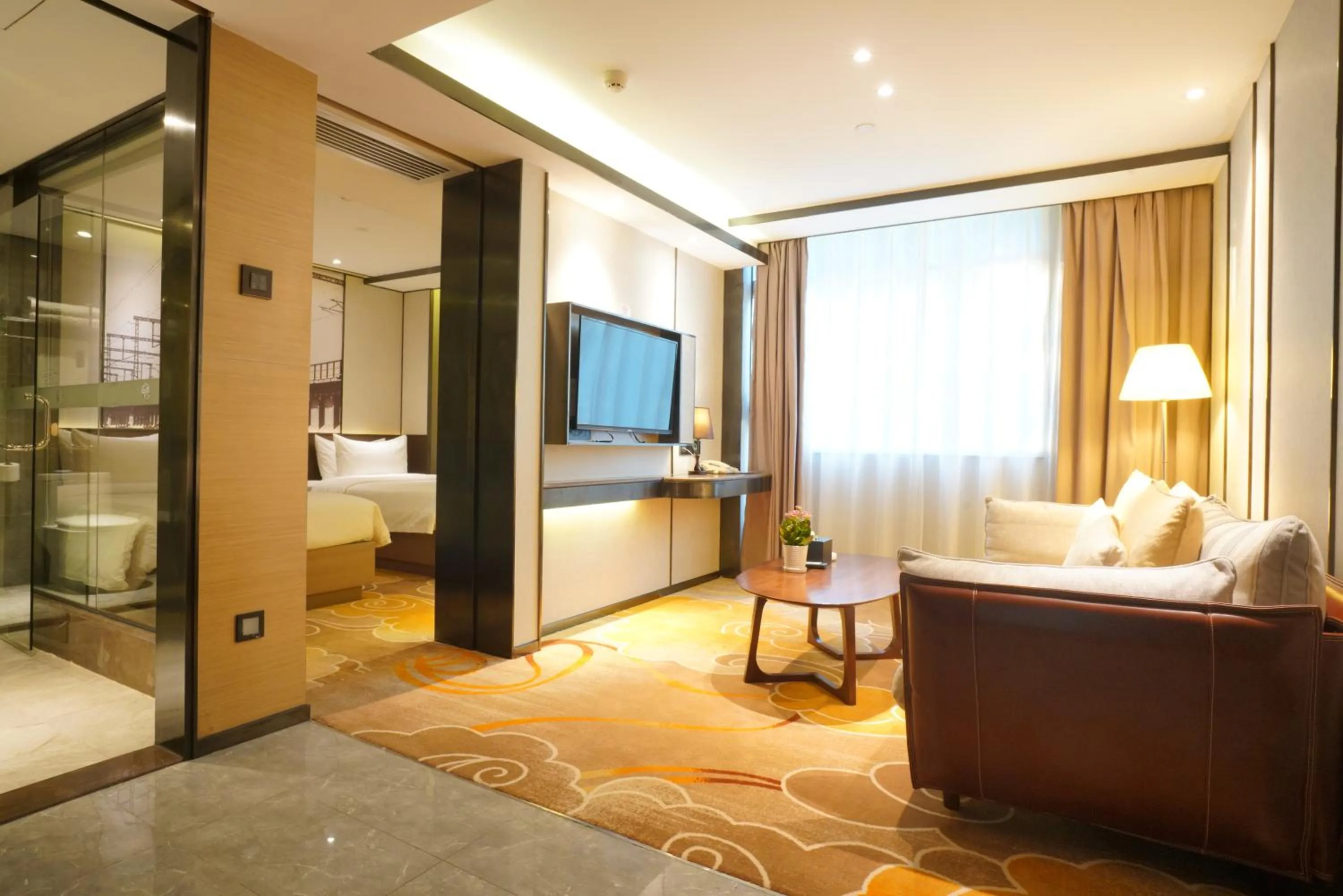 Bed in Guangdong Baiyun City Hotel