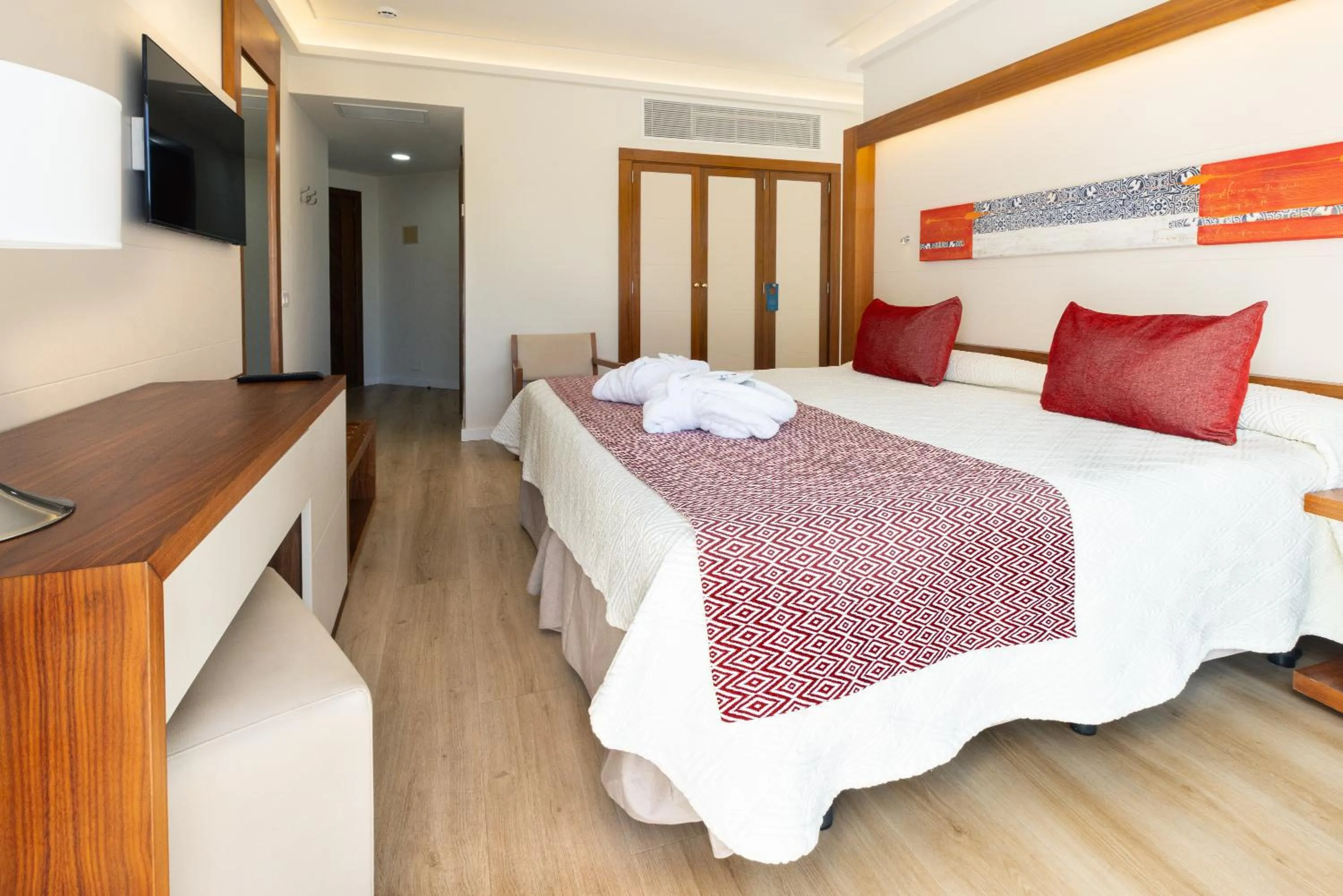 Bed in Hipotels La Geria