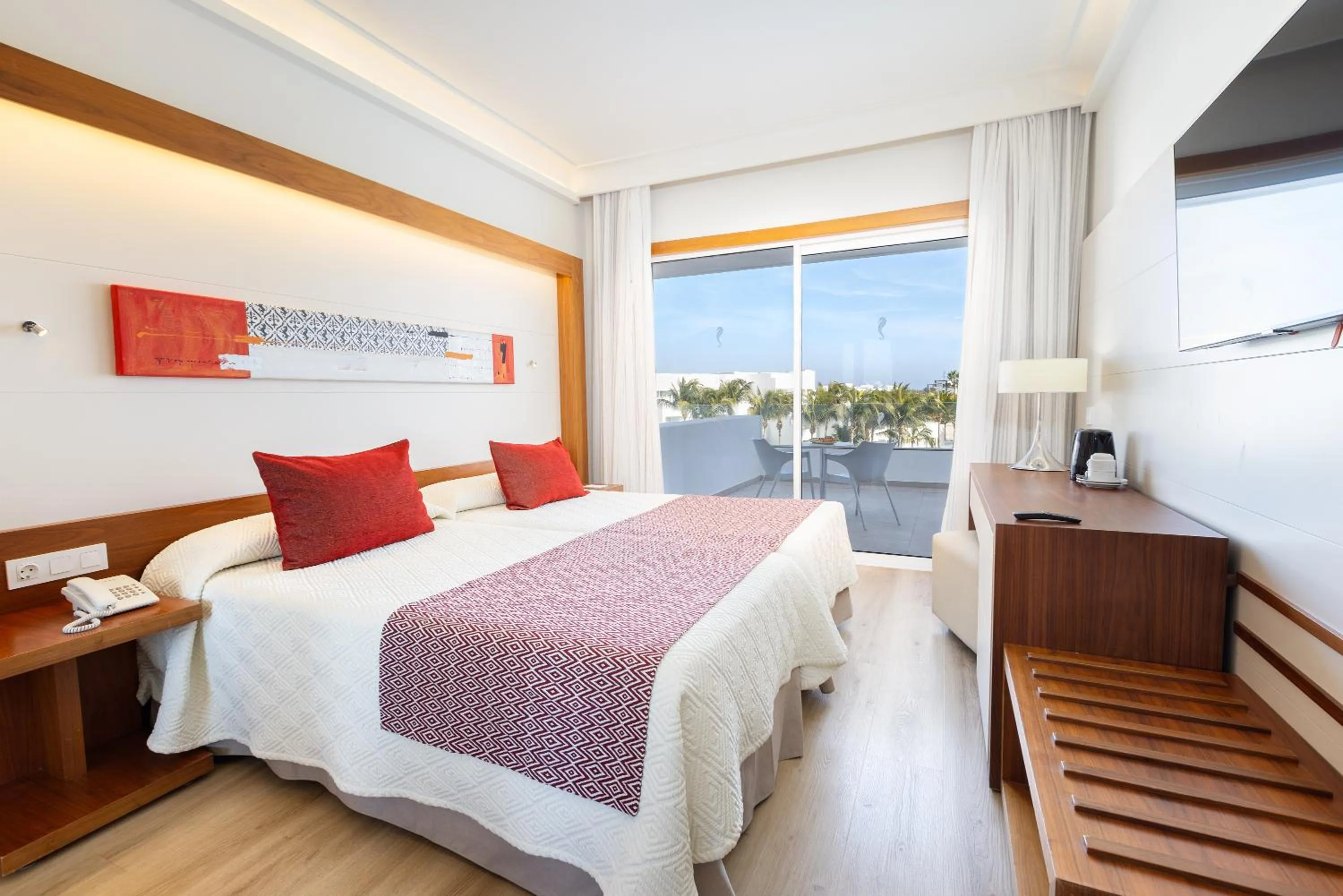 Bed in Hipotels La Geria