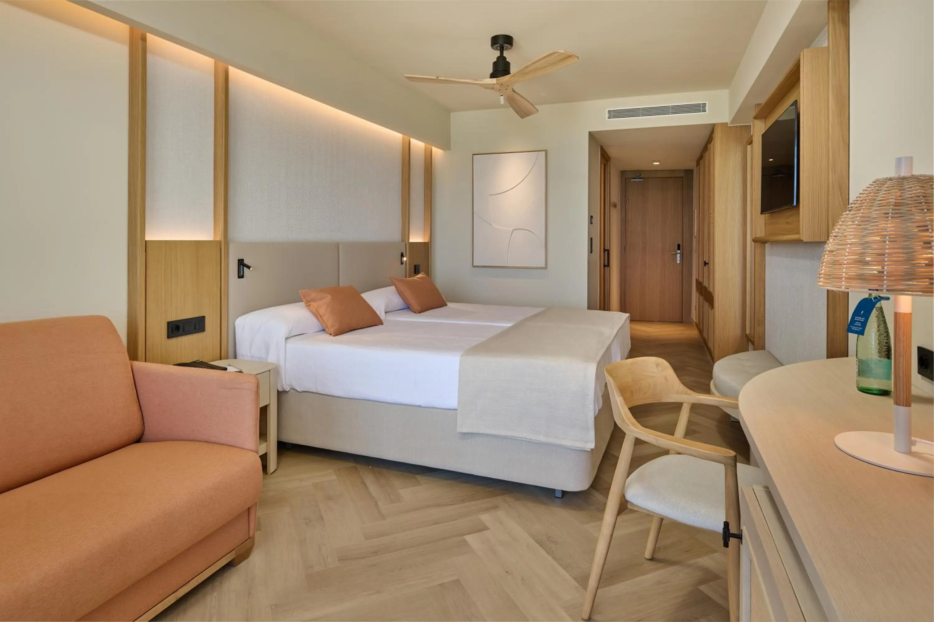 Bed in Hipotels Don Juan