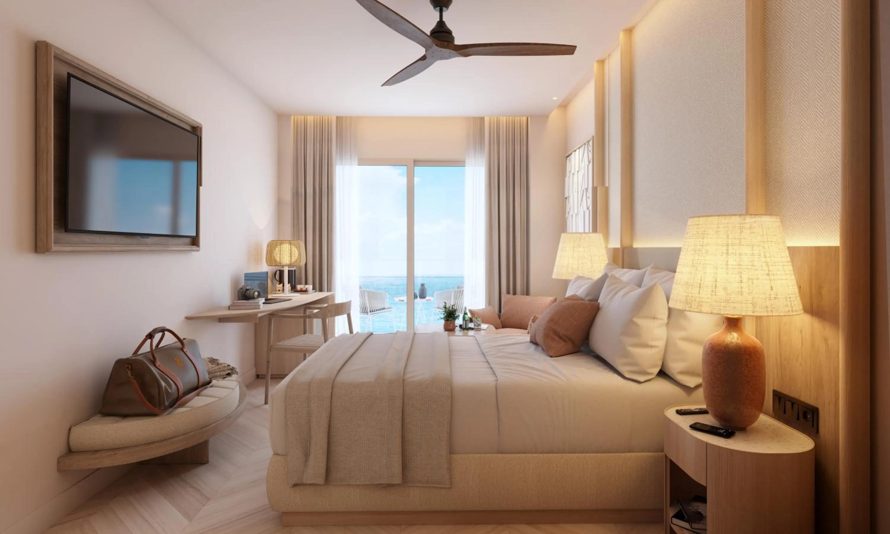 Double Room with Sea View in Hipotels Don Juan