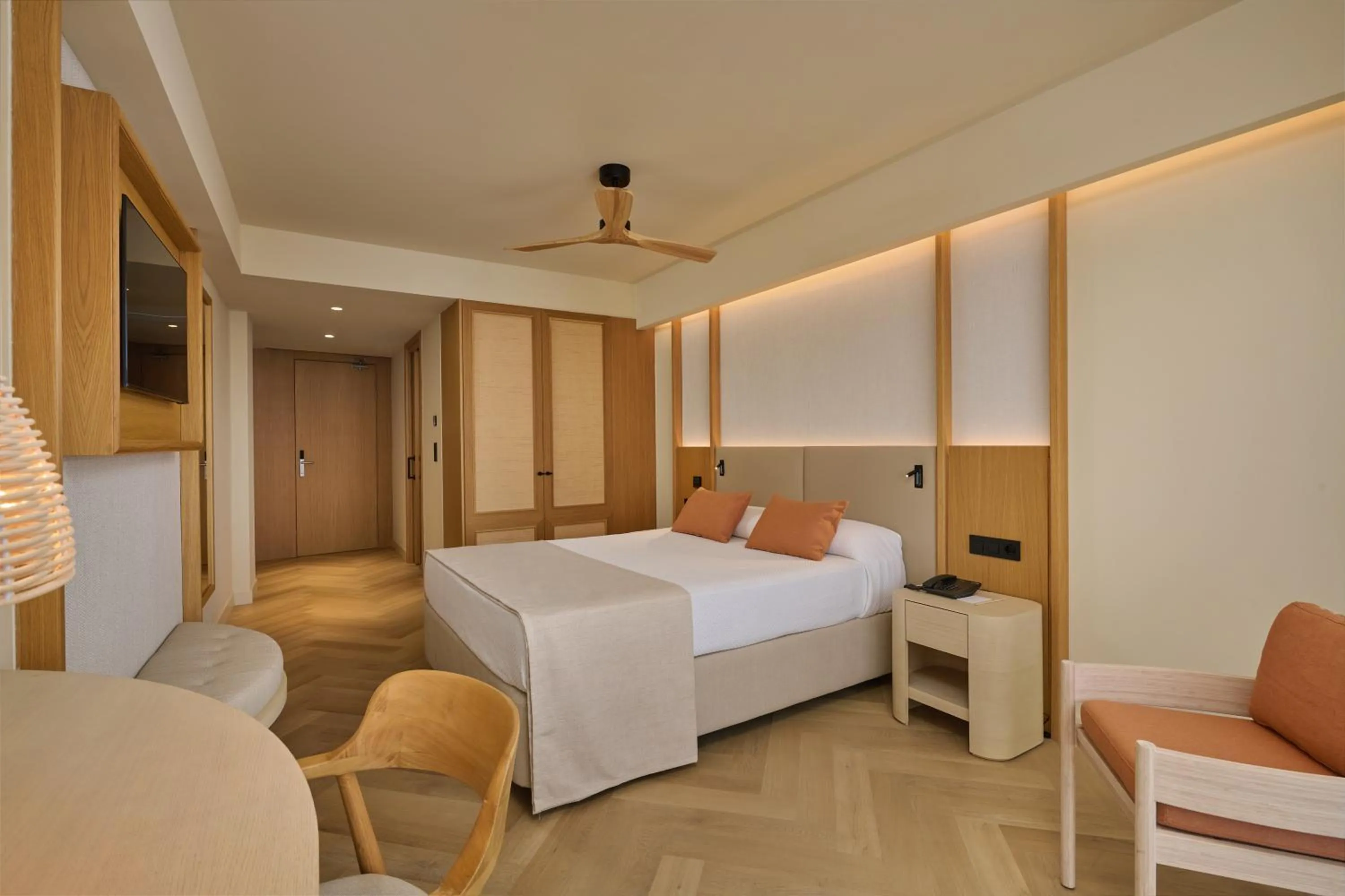 Bed in Hipotels Don Juan