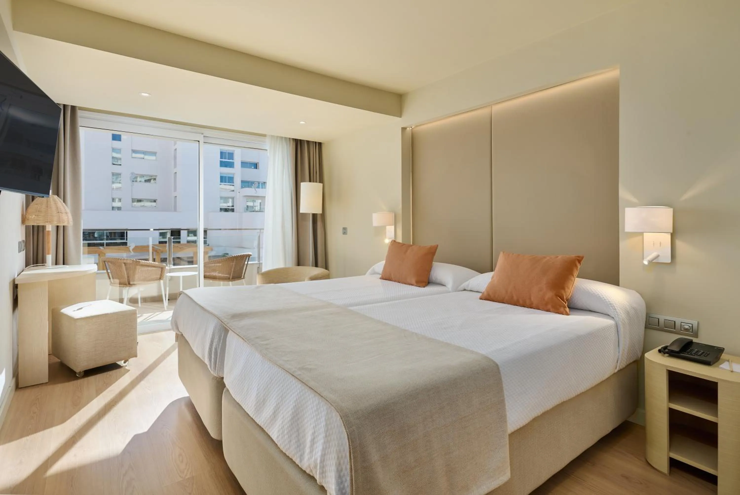 Bed in Hipotels Don Juan